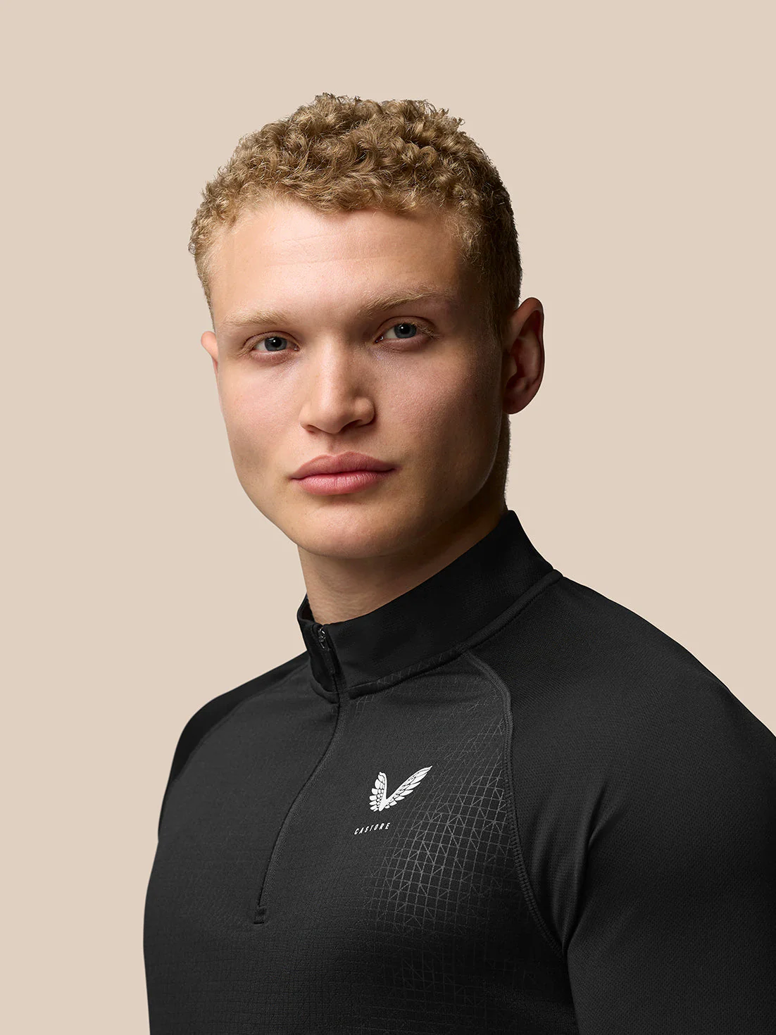 Adapt Training 1/4 Zip Top - Black - Image 3