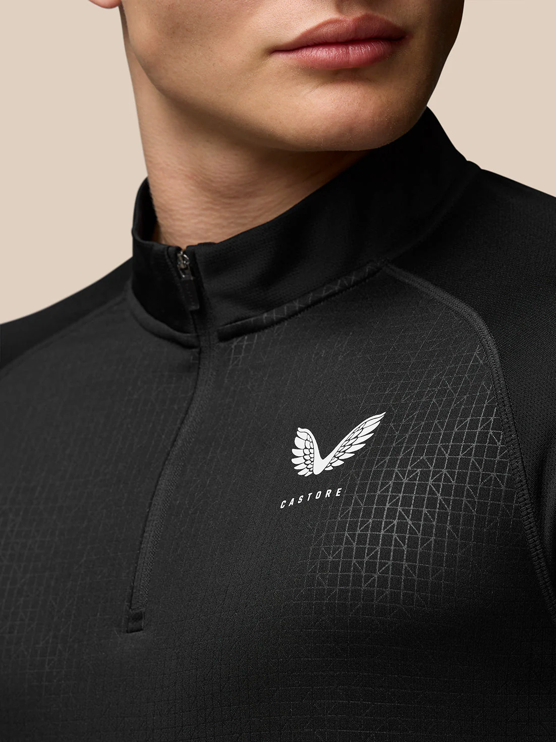 Adapt Training 1/4 Zip Top - Black - Image 4