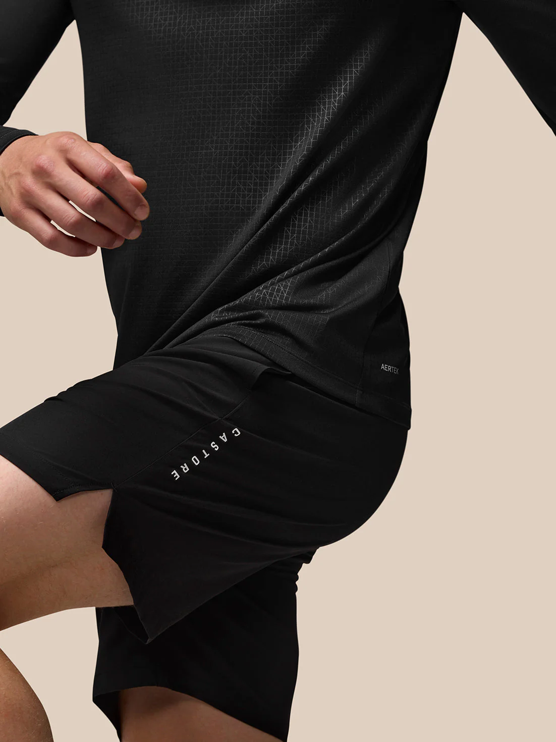 Adapt Training 1/4 Zip Top - Black - Image 6