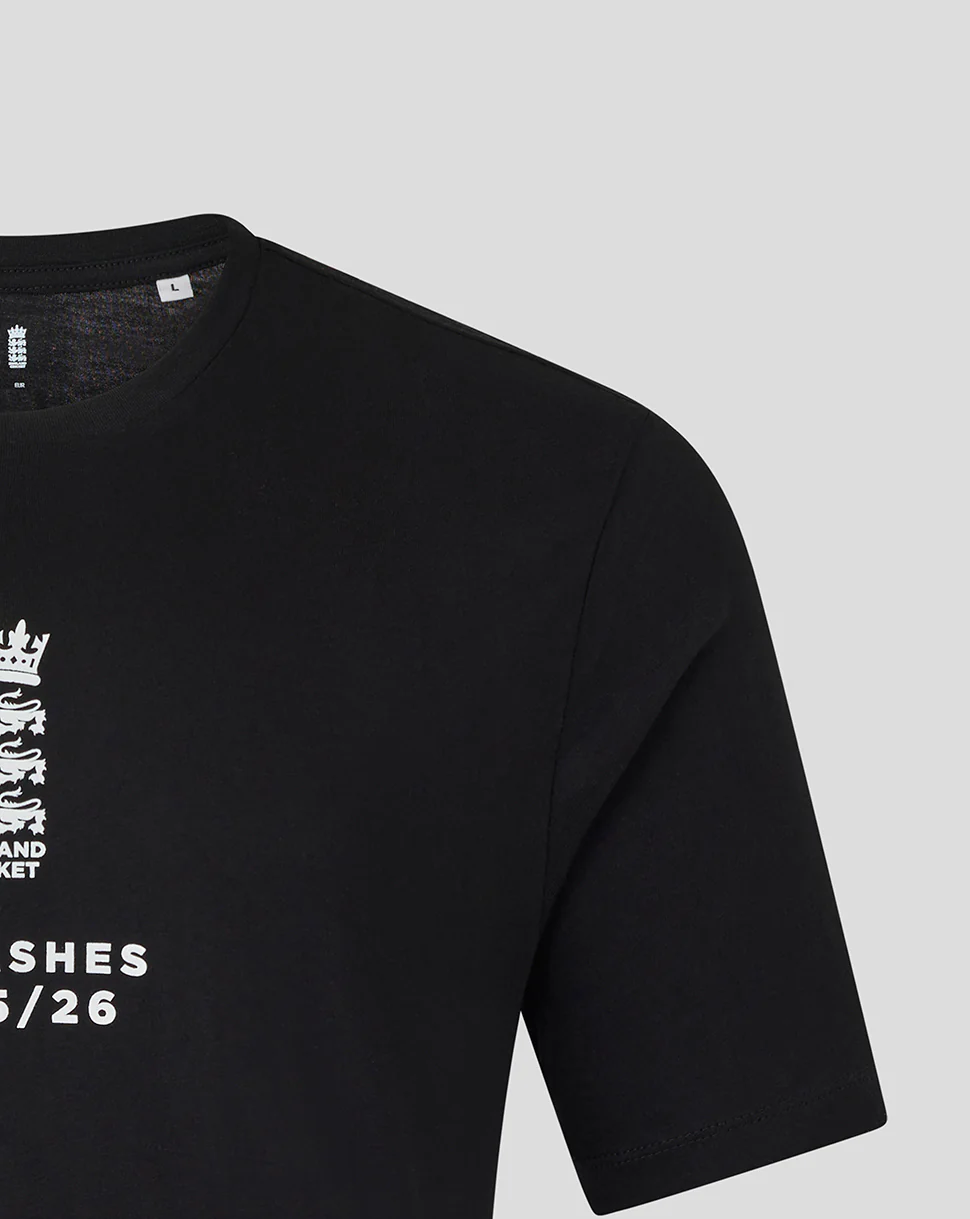 Adults 25/26 Essentials Ashes T-Shirt - Black - Image 3