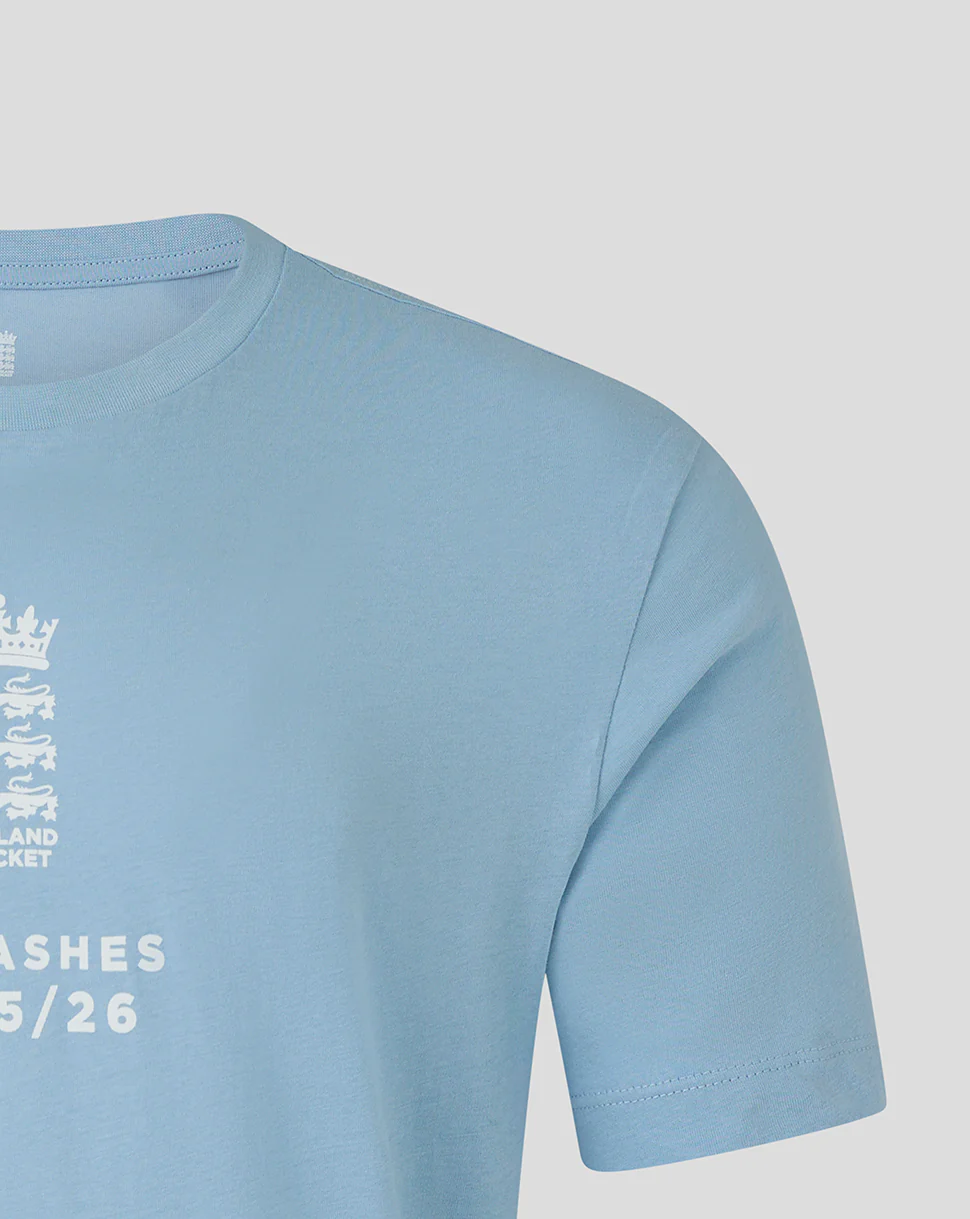 Adults 25/26 Essentials Ashes T-Shirt - Light Blue - Image 3