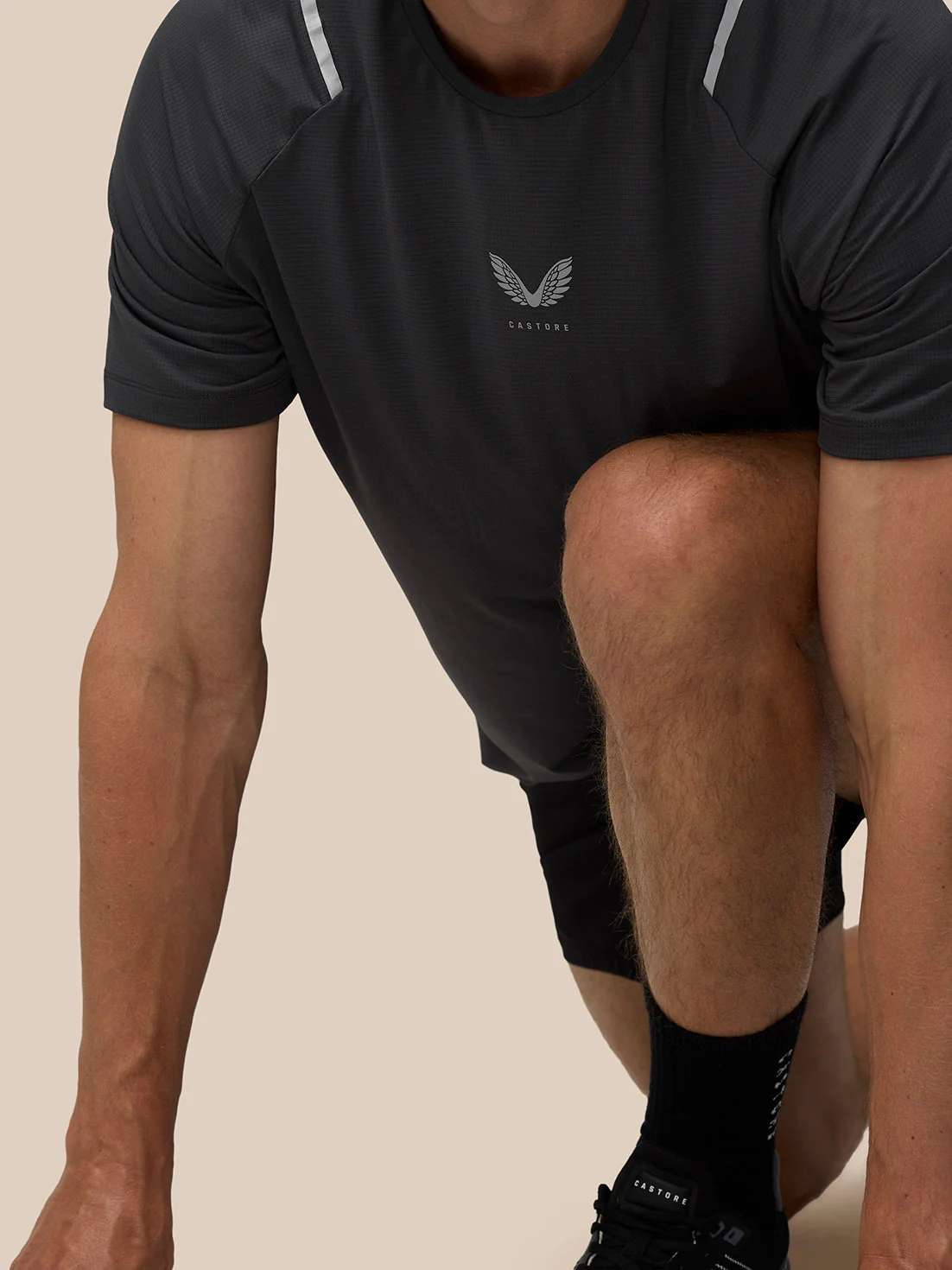 Apex Training T-Shirt - Gunmetal/Silver Reflective - Image 7