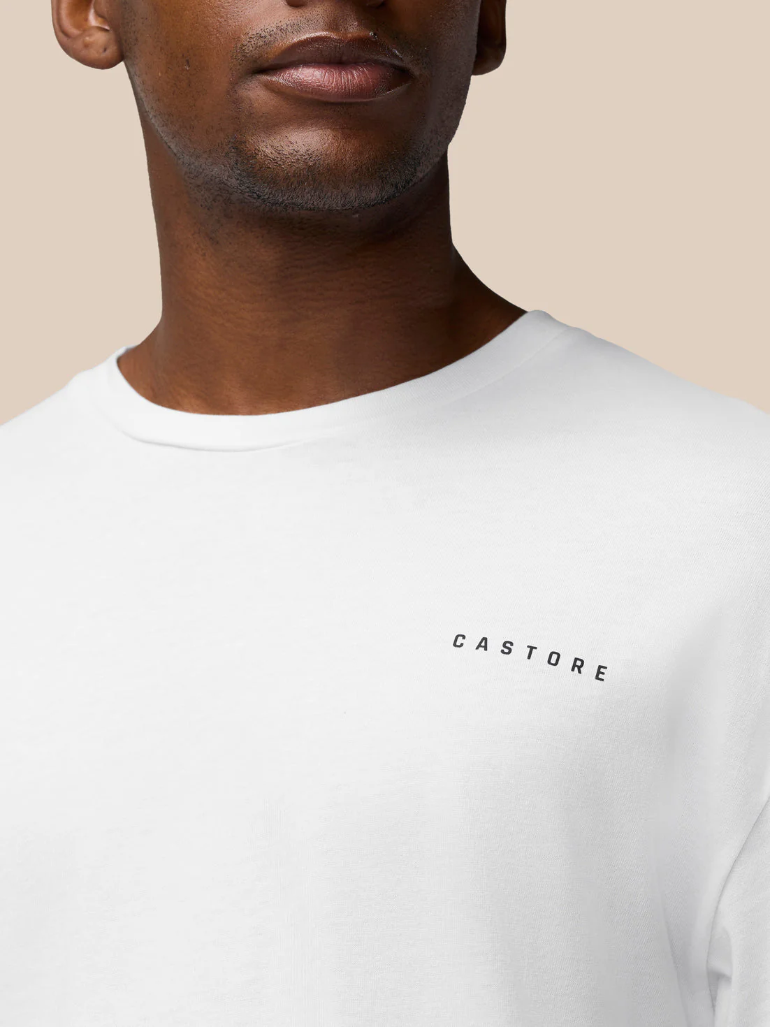 Flex Cotton T-Shirt- White/Black - Image 6