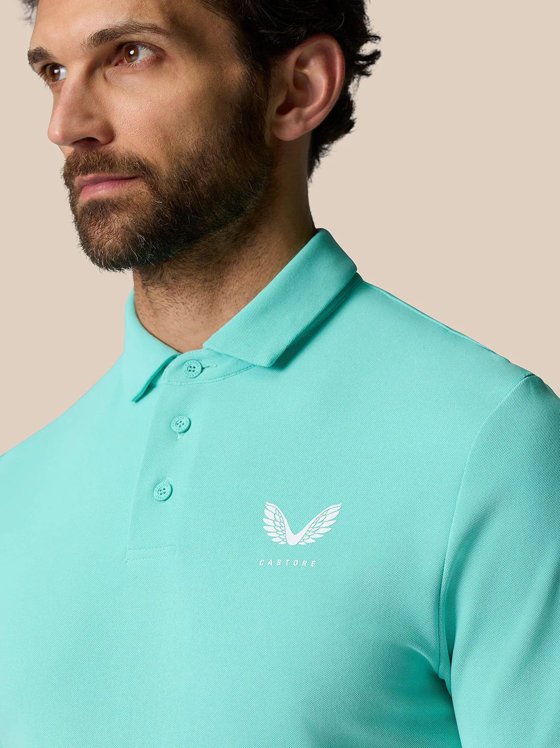 Golf Club Essential Polo - Light Aqua - Image 5