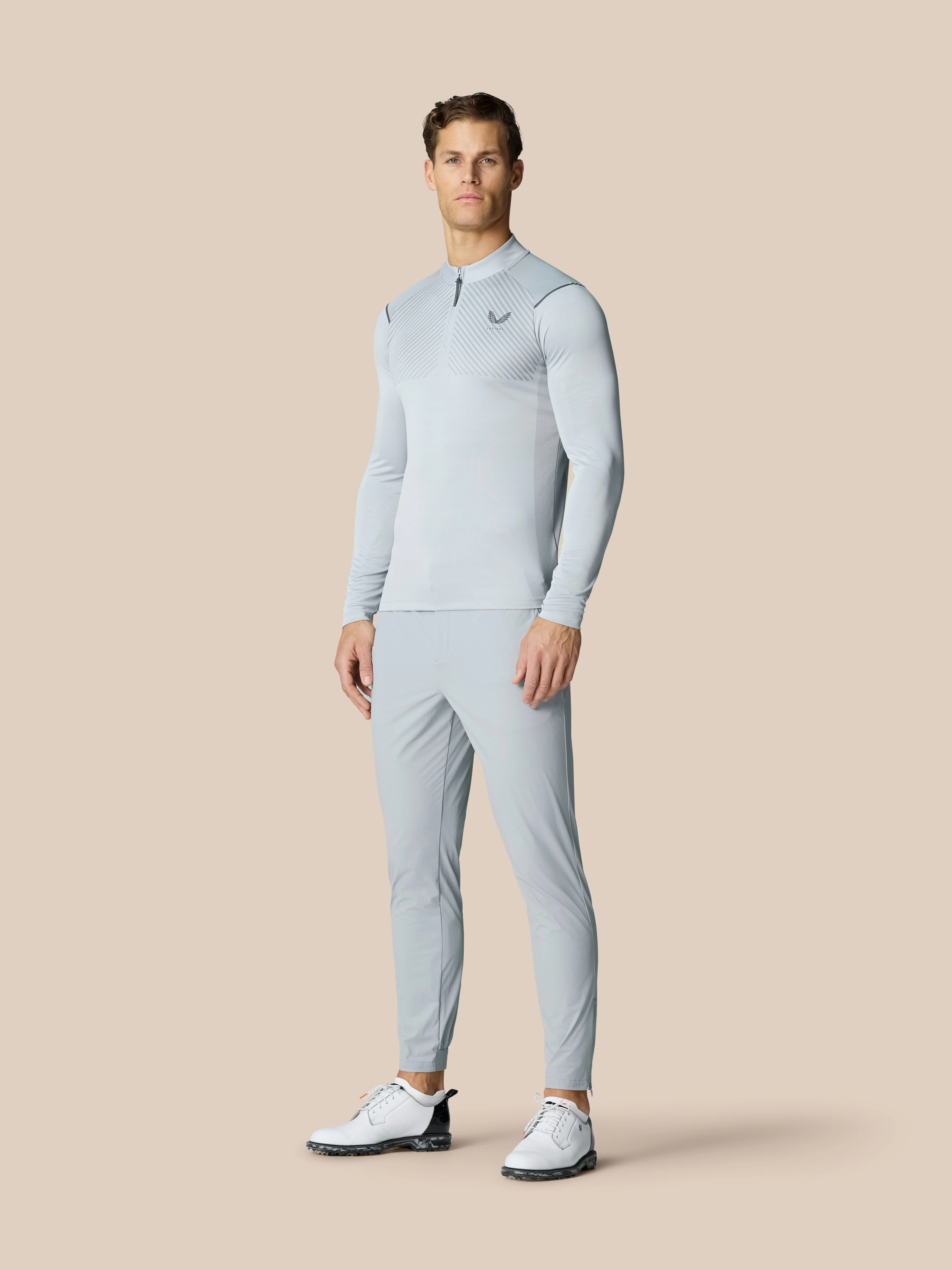 Golf Pinnacle 32" Trousers - Mid Grey - Image 3