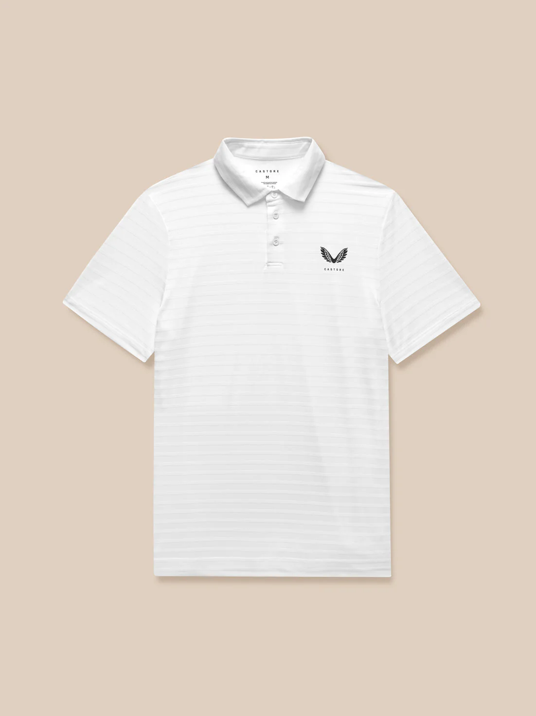 Golf Pinnacle Pique Stripe Polo - White - Image 7