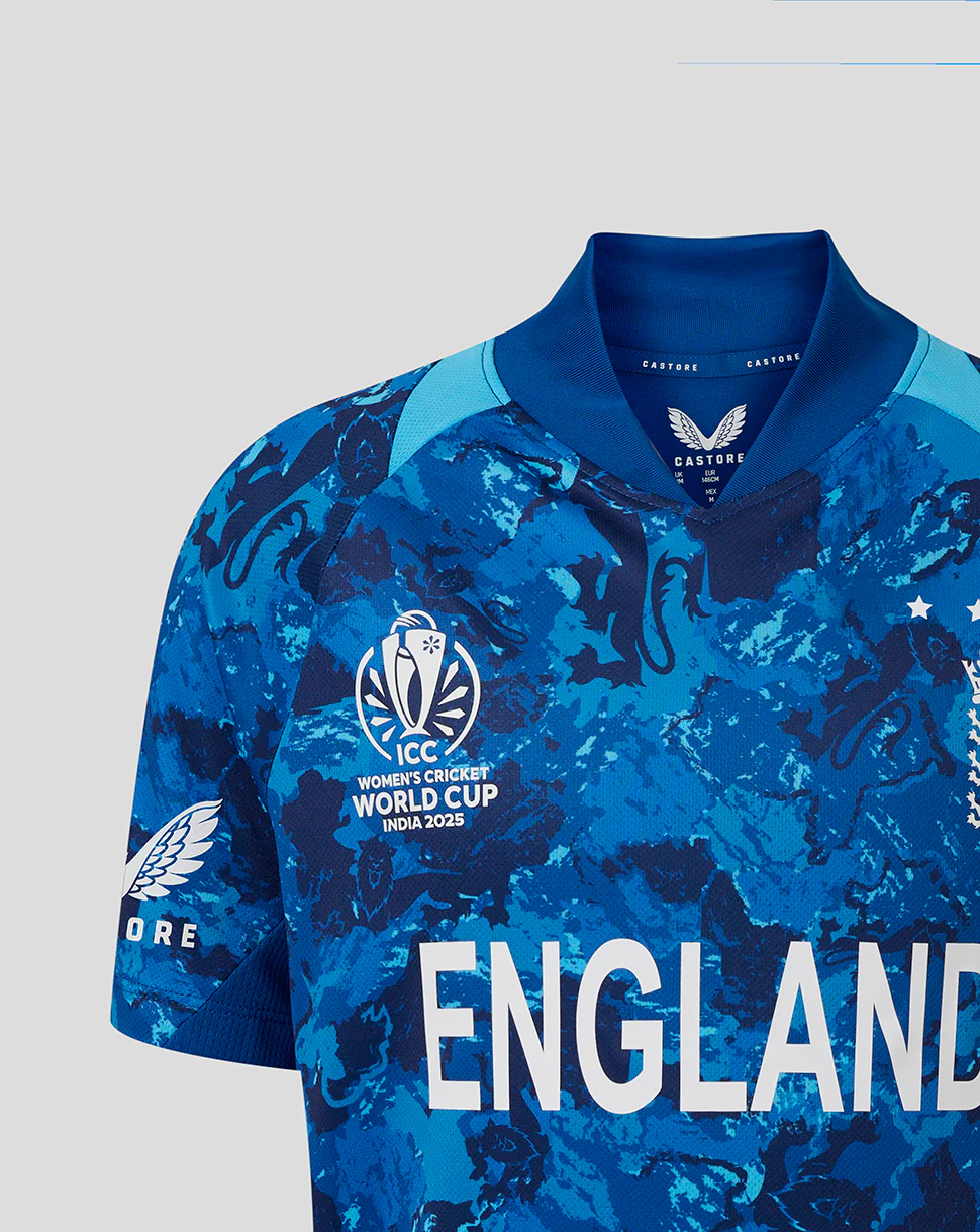 England Cricket ODI World Cup Junior 25/26 Shirt - Image 4