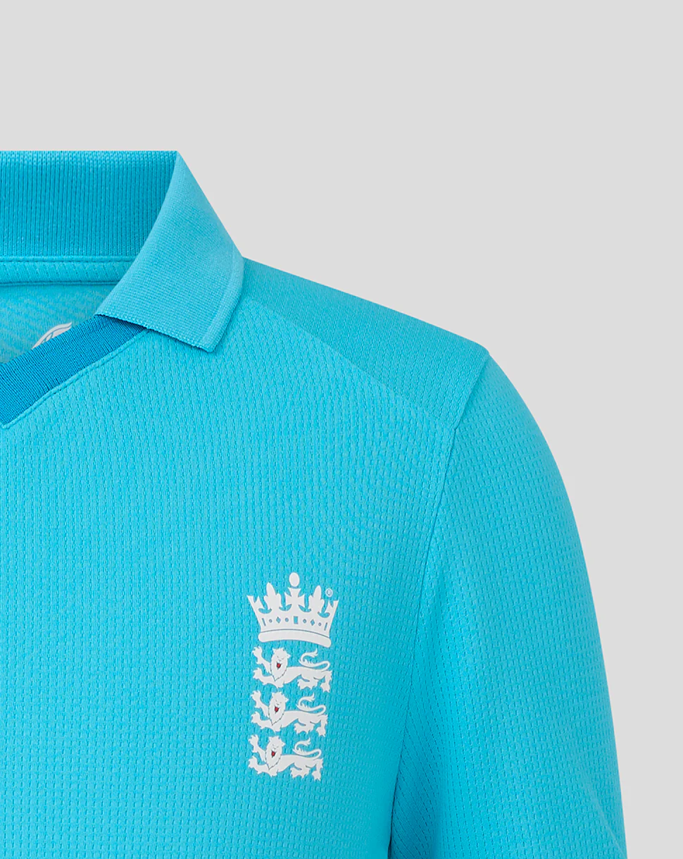 Junior 26/27 ODI Short Sleeve Shirt - Blue - Image 5