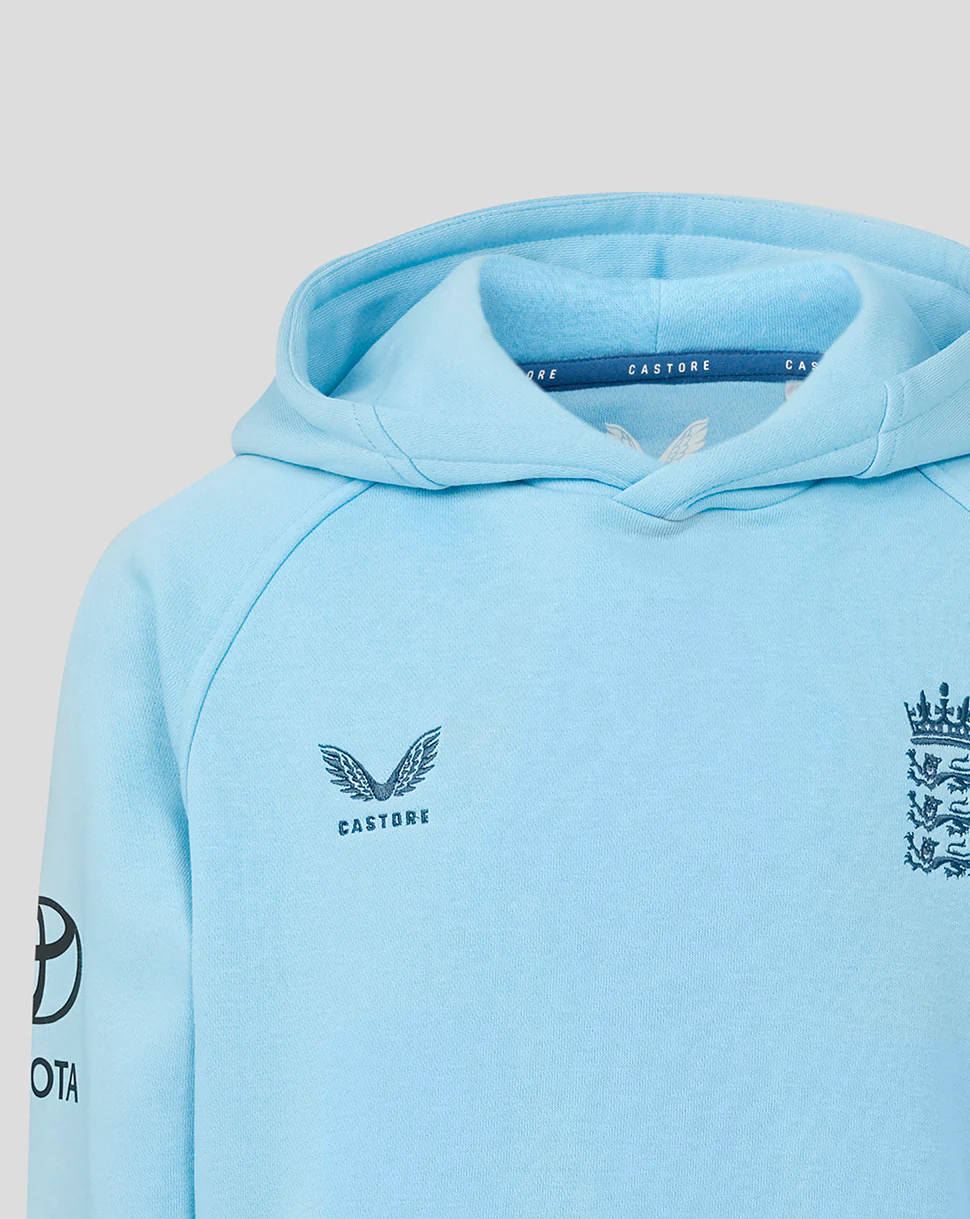 Junior 26/27 Travel Adapt Fleece Overhead Hoodie - Airy Blue - Image 4