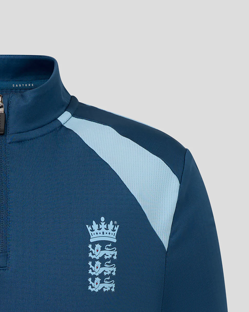 Junior 26/27 Training Midlayer Top - Blue - Image 5