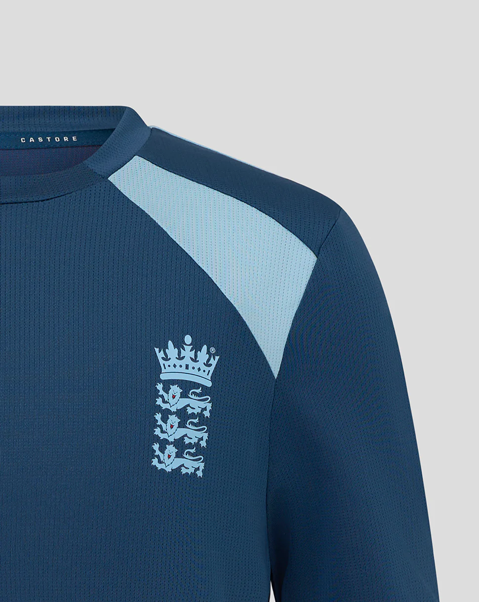 Junior 26/27 Training Short Sleeve T-Shirt - Blue - Image 5