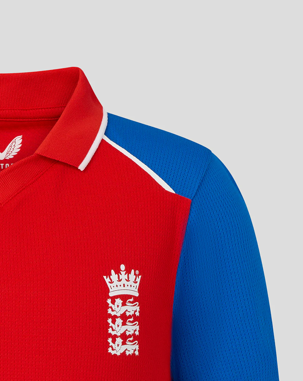 Junior 26/27 T20 Short Sleeve Shirt - Red - Image 5