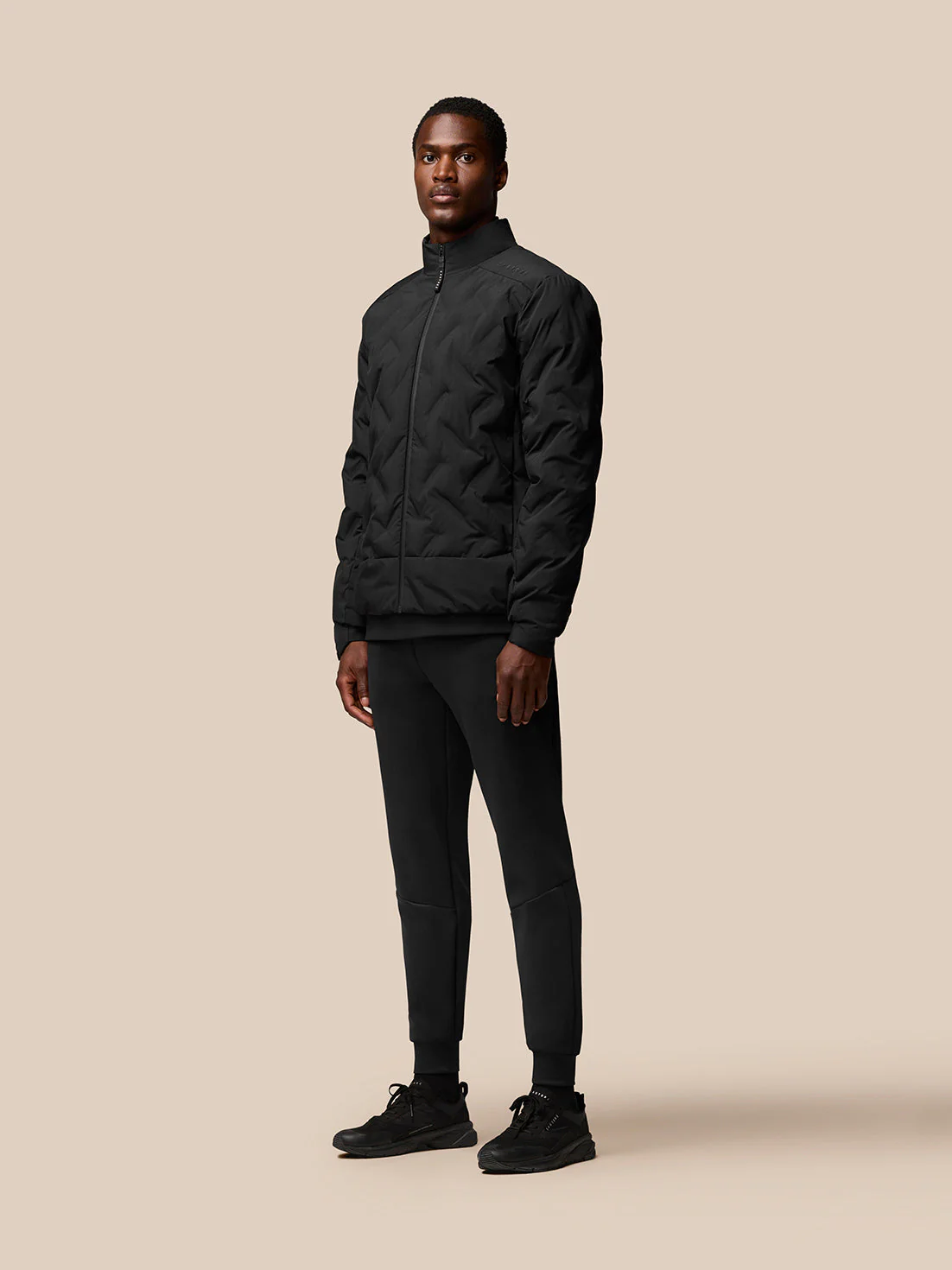 Padded Jacket - Black - Image 12