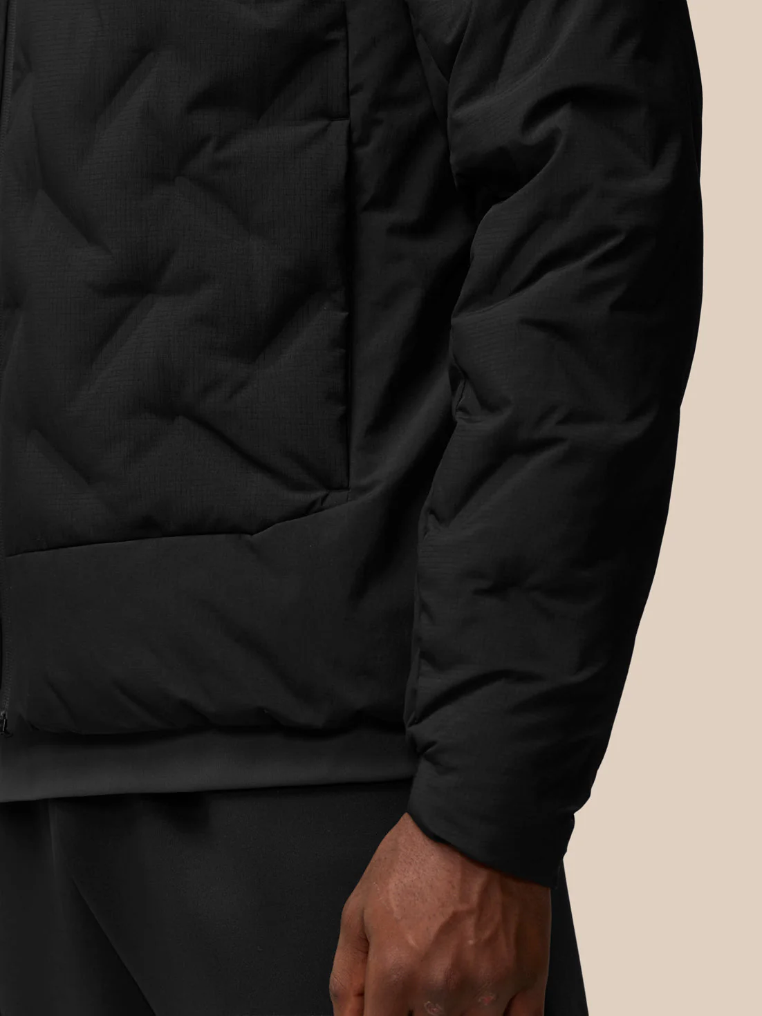 Padded Jacket - Black - Image 5