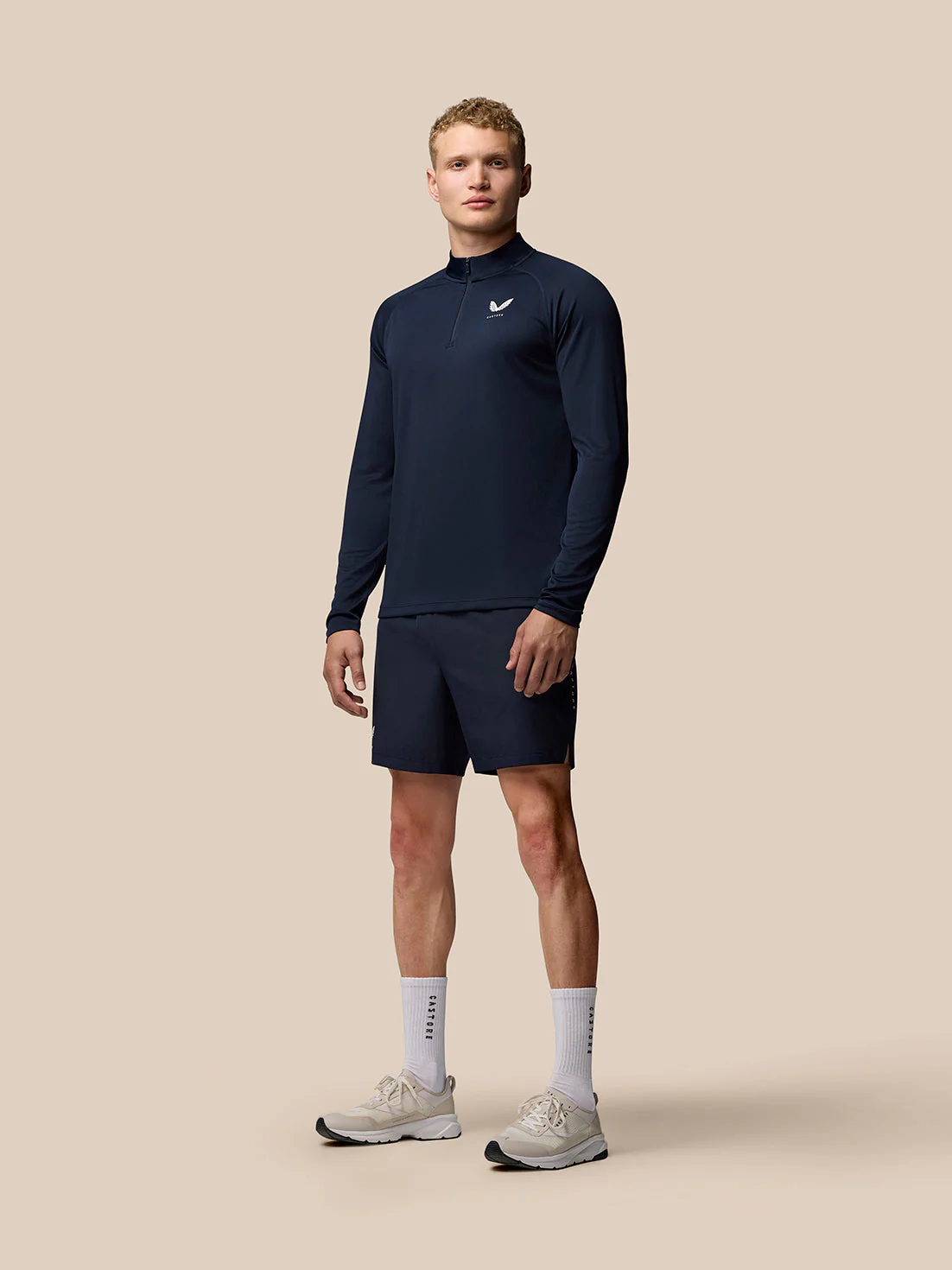 Adapt Training Quarter Zip Top - Midnight Navy - Image 6