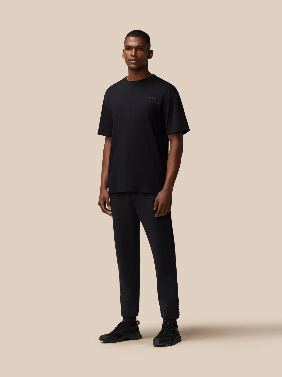 Flex Cotton T-Shirt- Black/Gunmetal - Image 5