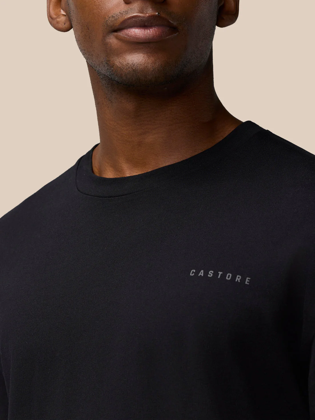 Flex Cotton T-Shirt- Black/Gunmetal - Image 6