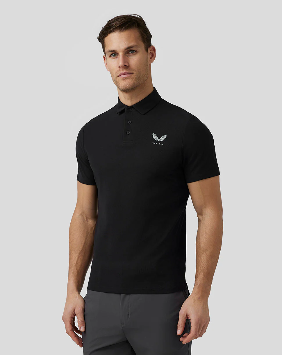Men’S Golf Essential Polo - Black - Image 4