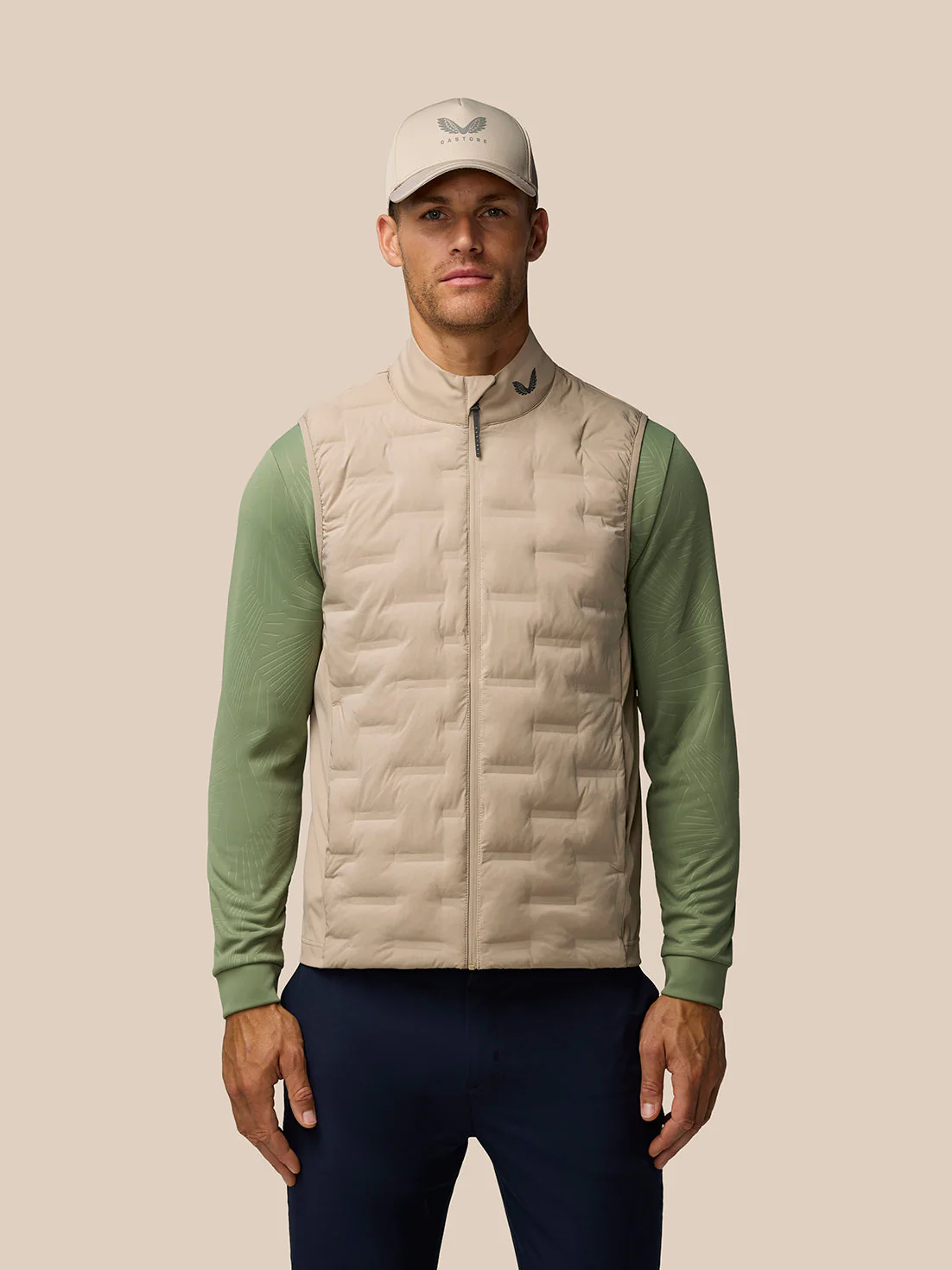 Golf Pinnacle Gilet - Mushroom - Image 3
