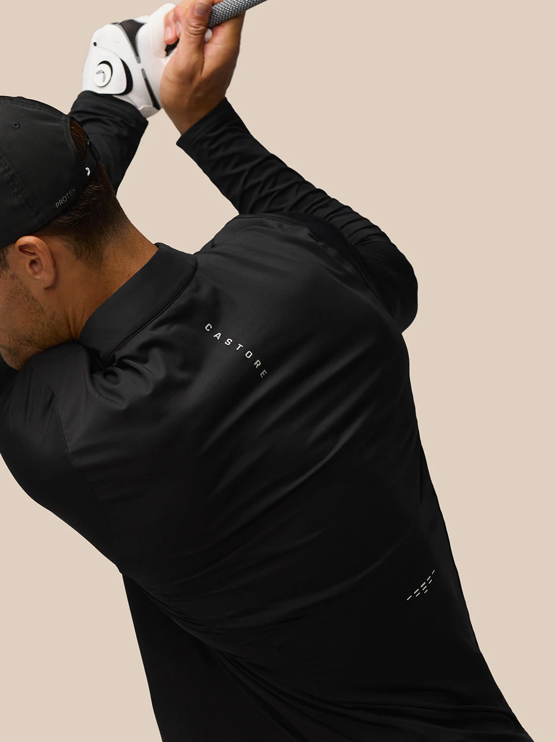 Golf Pinnacle Lvs Hybrid 1/2 Zip Top - Black/Alloy - Image 3