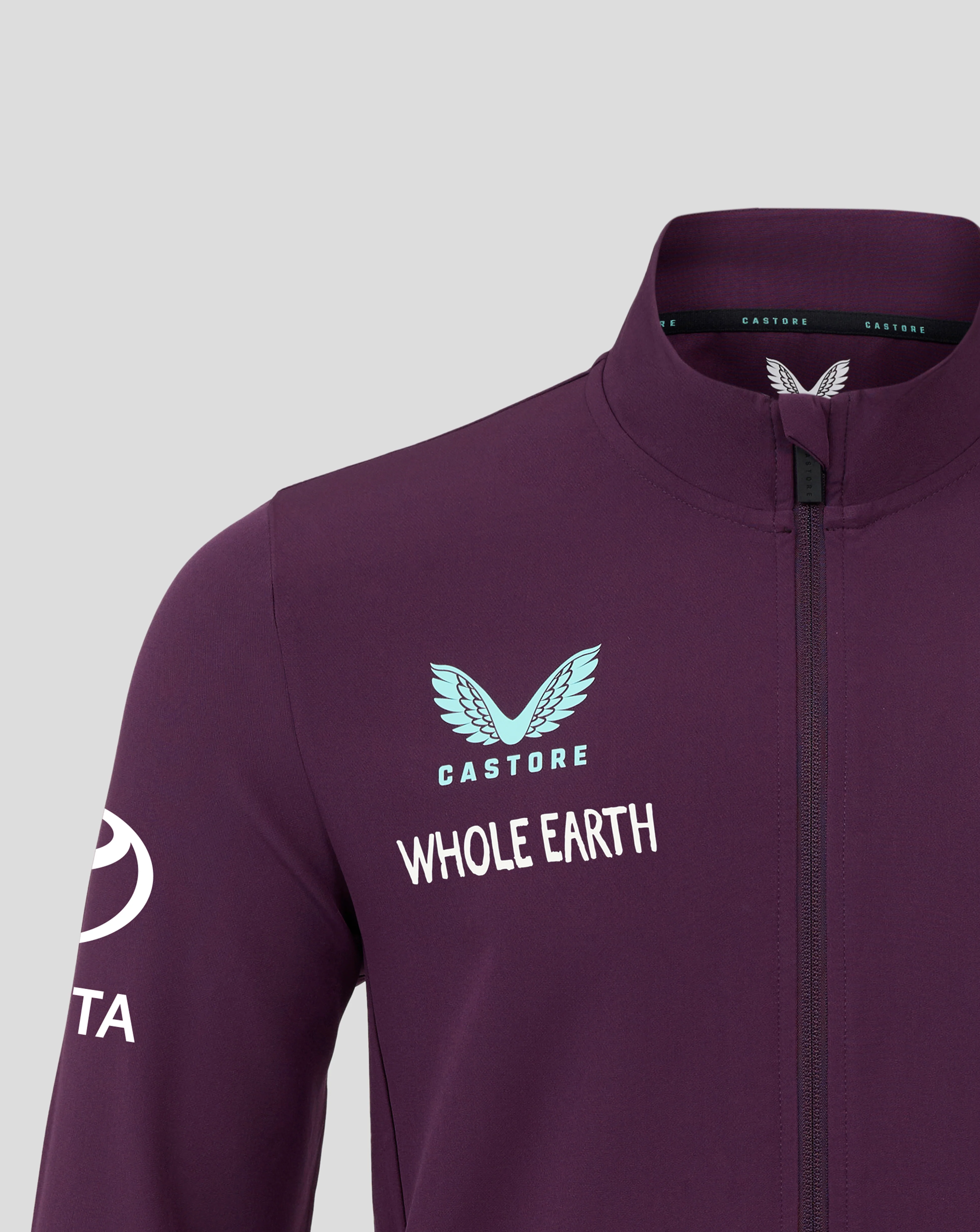 Mens 25/26 England Cricket Anthem Jacket - Blackberry - Image 3