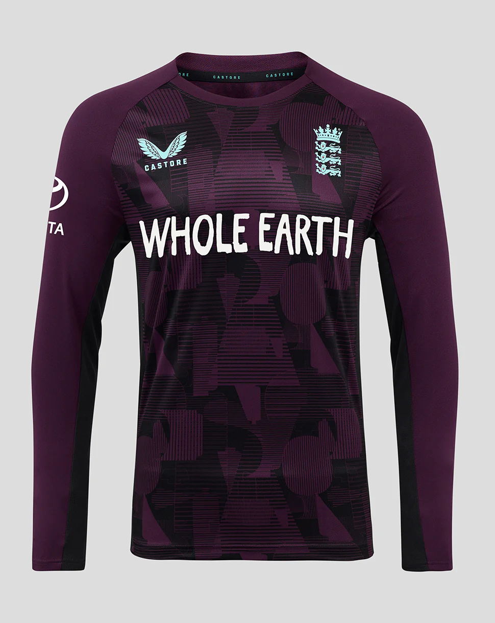 Mens 25/26 England Cricket Pro Training Long Sleeve T-Shirt