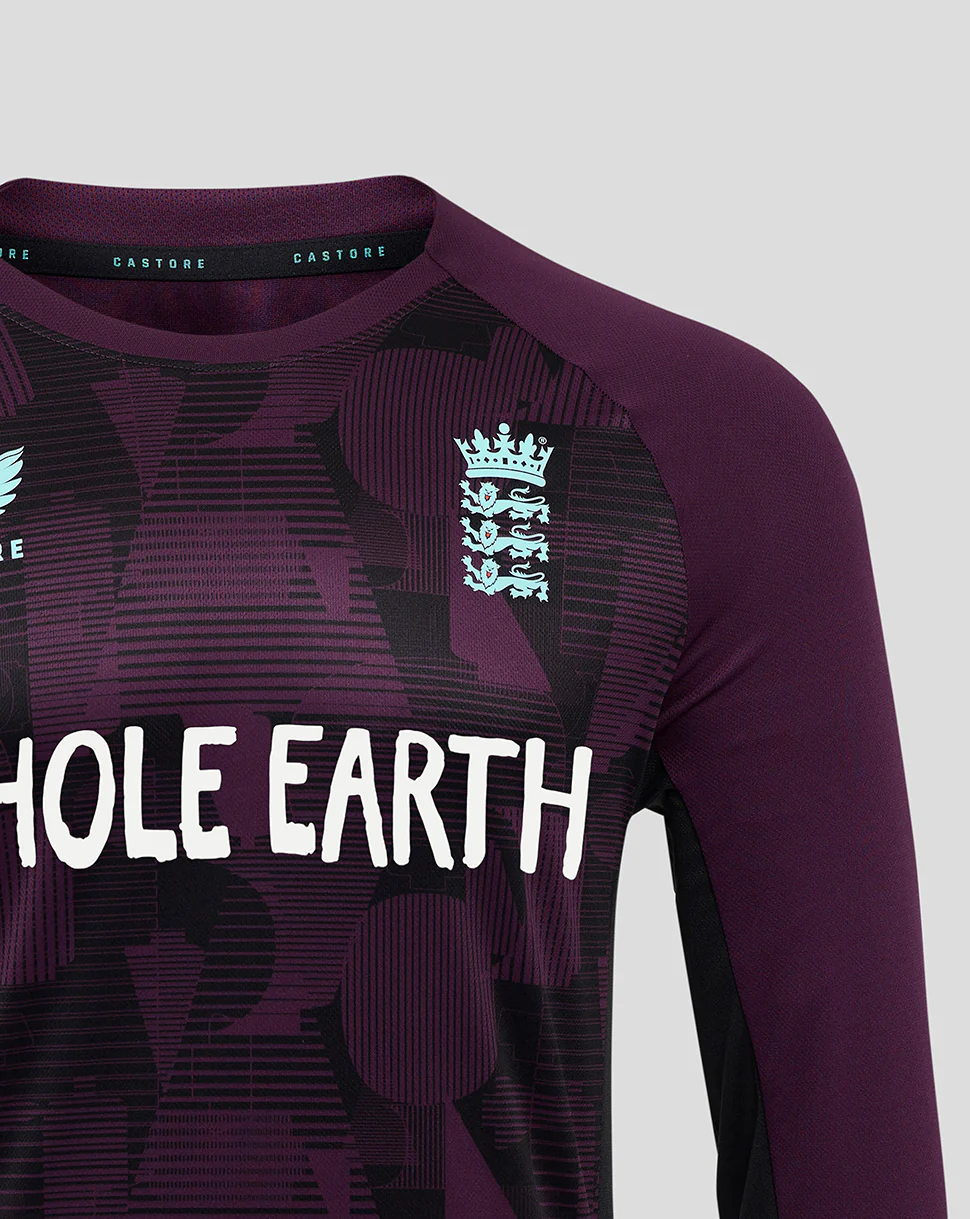 Mens 25/26 England Cricket Pro Training Long Sleeve T-Shirt - Image 2
