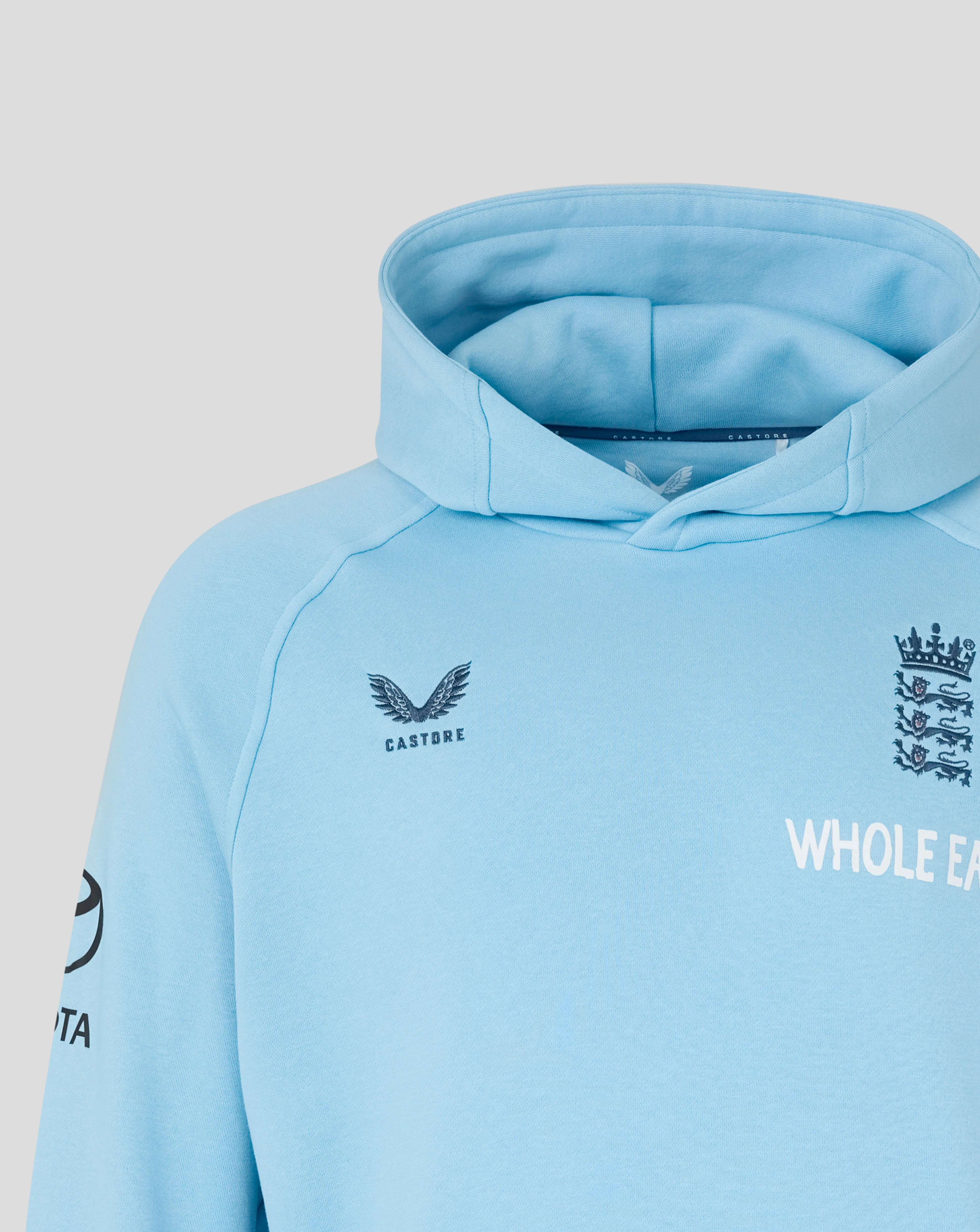 Mens 26/27 Travel Adapt Fleece Overhead Hoodie - Airy Blue - Image 5