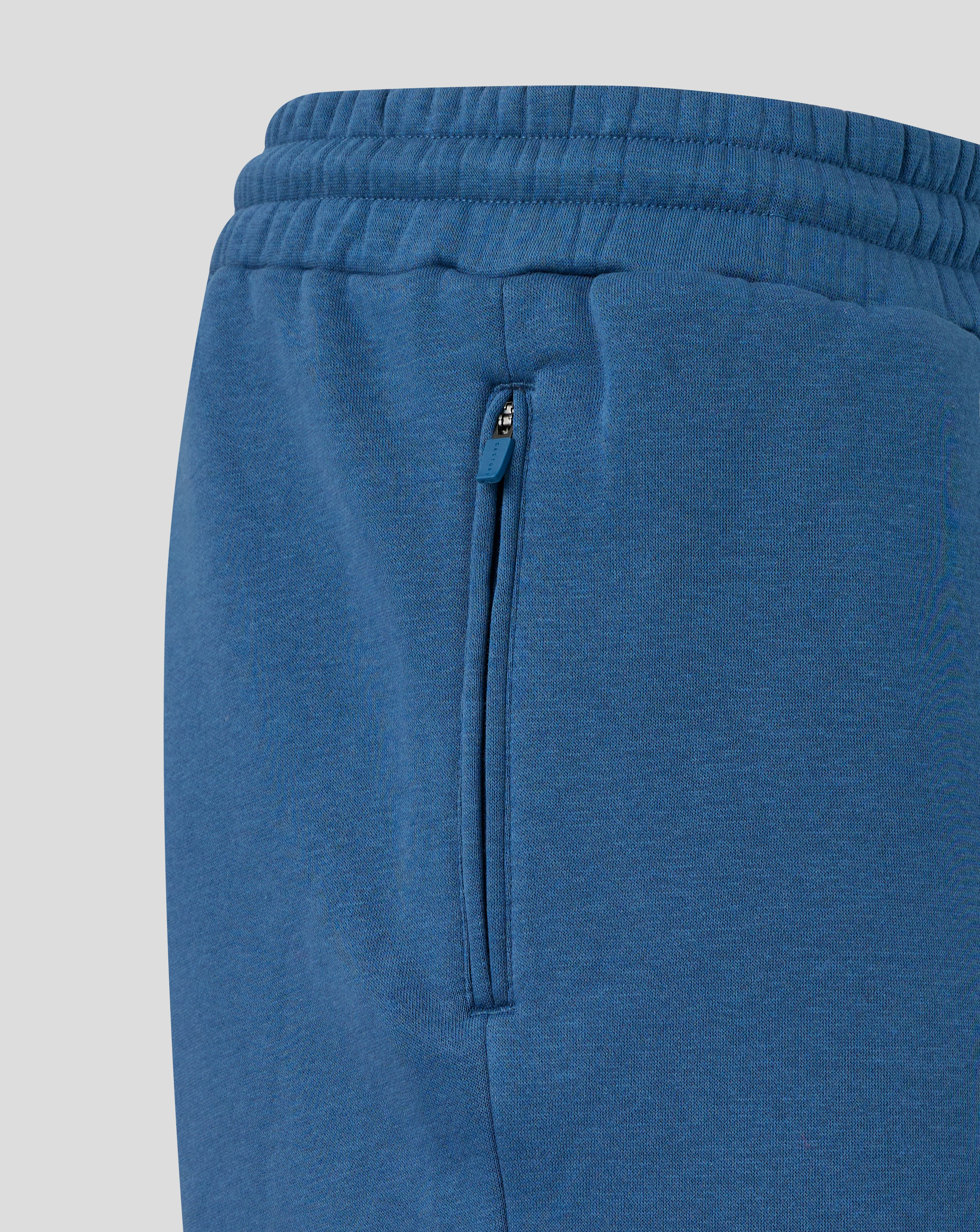 Mens 26/27 Travel Adapt Fleece Shorts - Ensign Blue - Image 4
