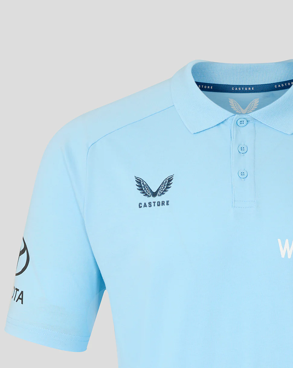 Mens 26/27 Travel Polo - Airy Blue - Image 4