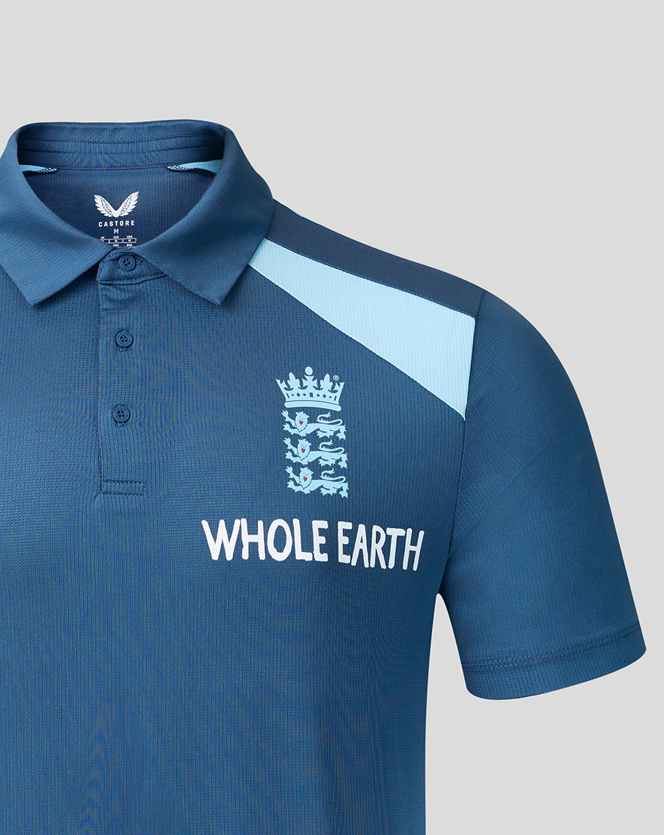 Mens 26/27 Training Poly Polo - Blue - Image 5