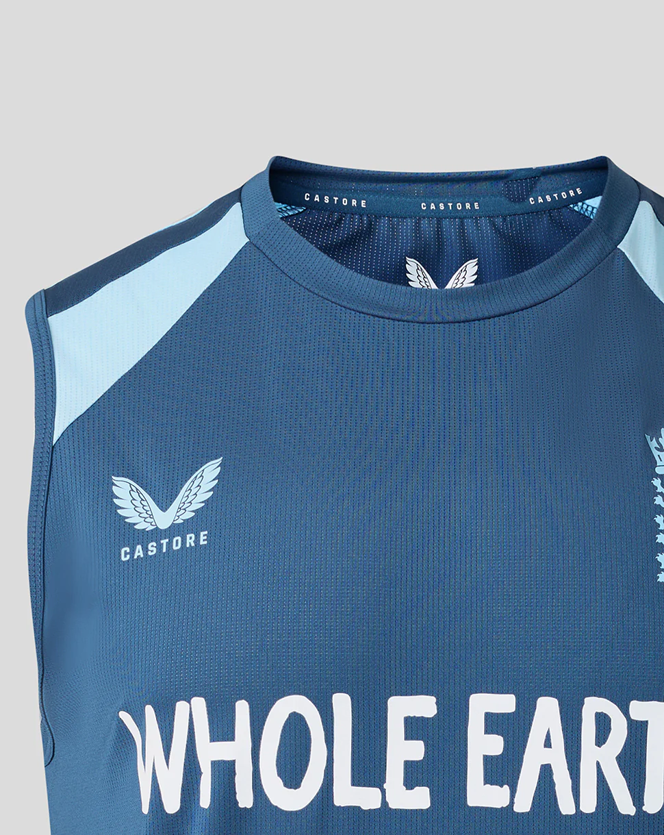 Mens 26/27 Training Sleeveless T-Shirt - Blue - Image 3