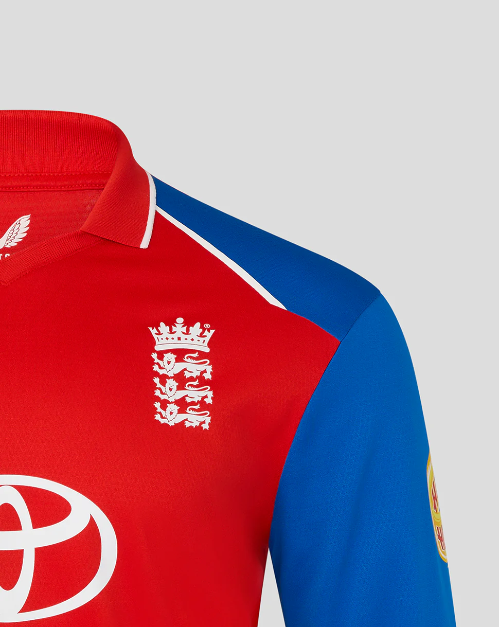 Mens 26/27 T20 Pro Long Sleeve Shirt - Red - Image 7