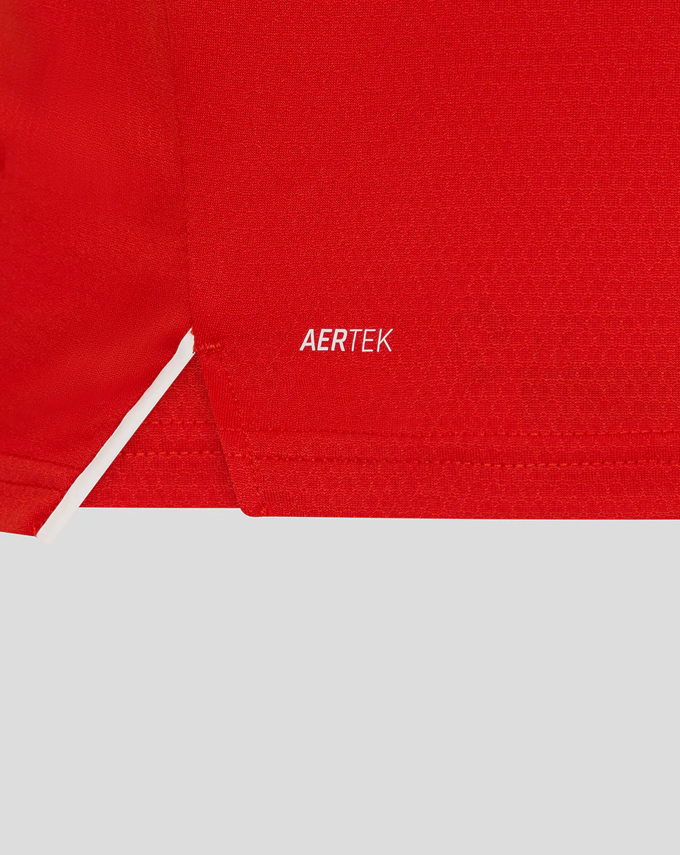 Mens 26/27 T20 Pro Short Sleeve Shirt - Red - Image 3