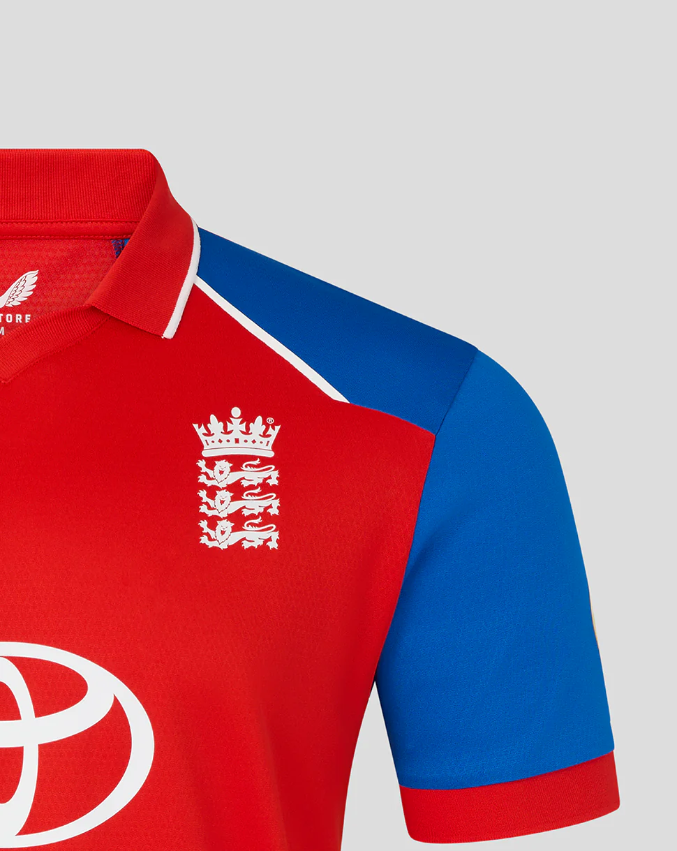 Mens 26/27 T20 Pro Short Sleeve Shirt - Red - Image 7