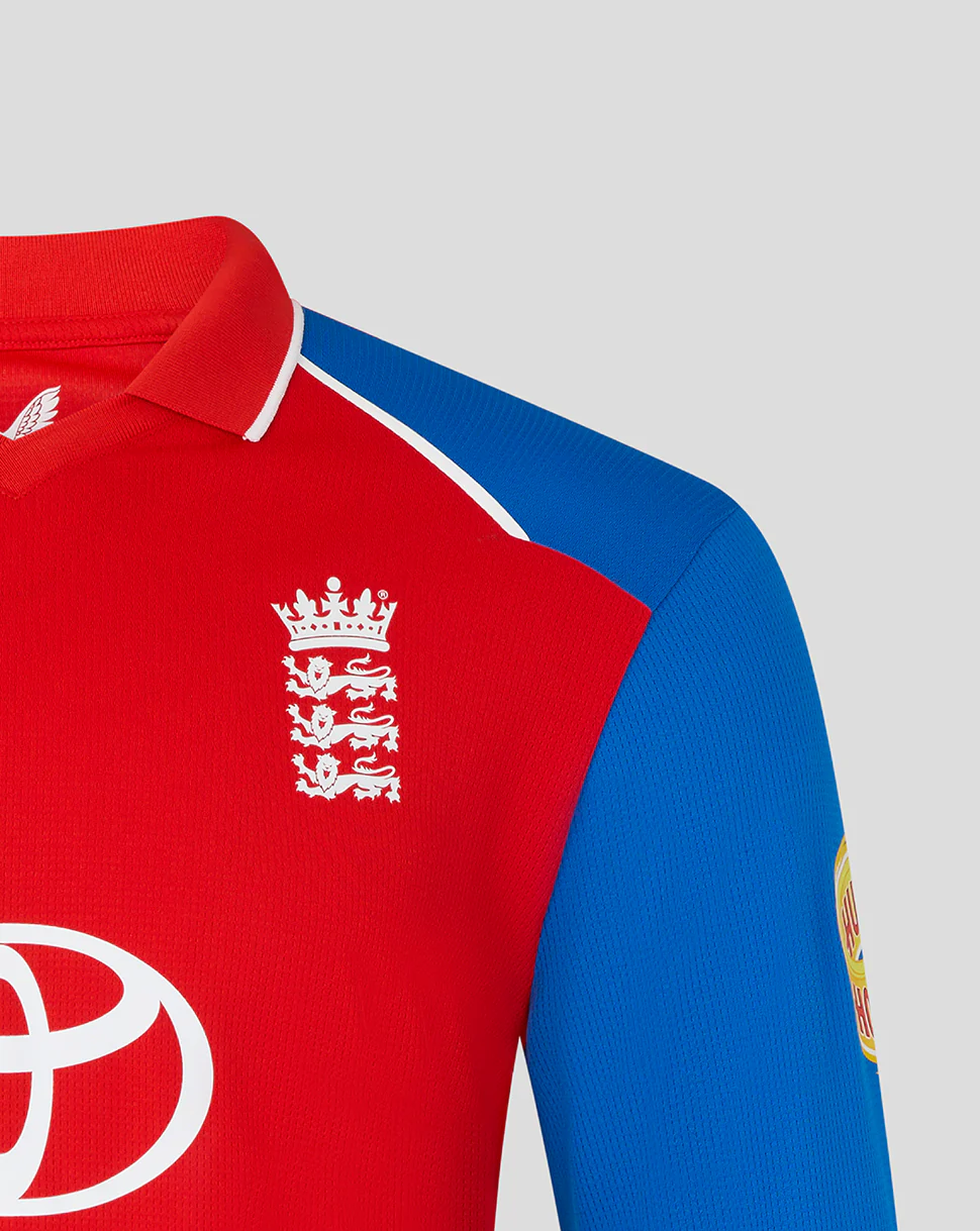 Mens 26/27 T20 Long Sleeve Shirt - Red - Image 7