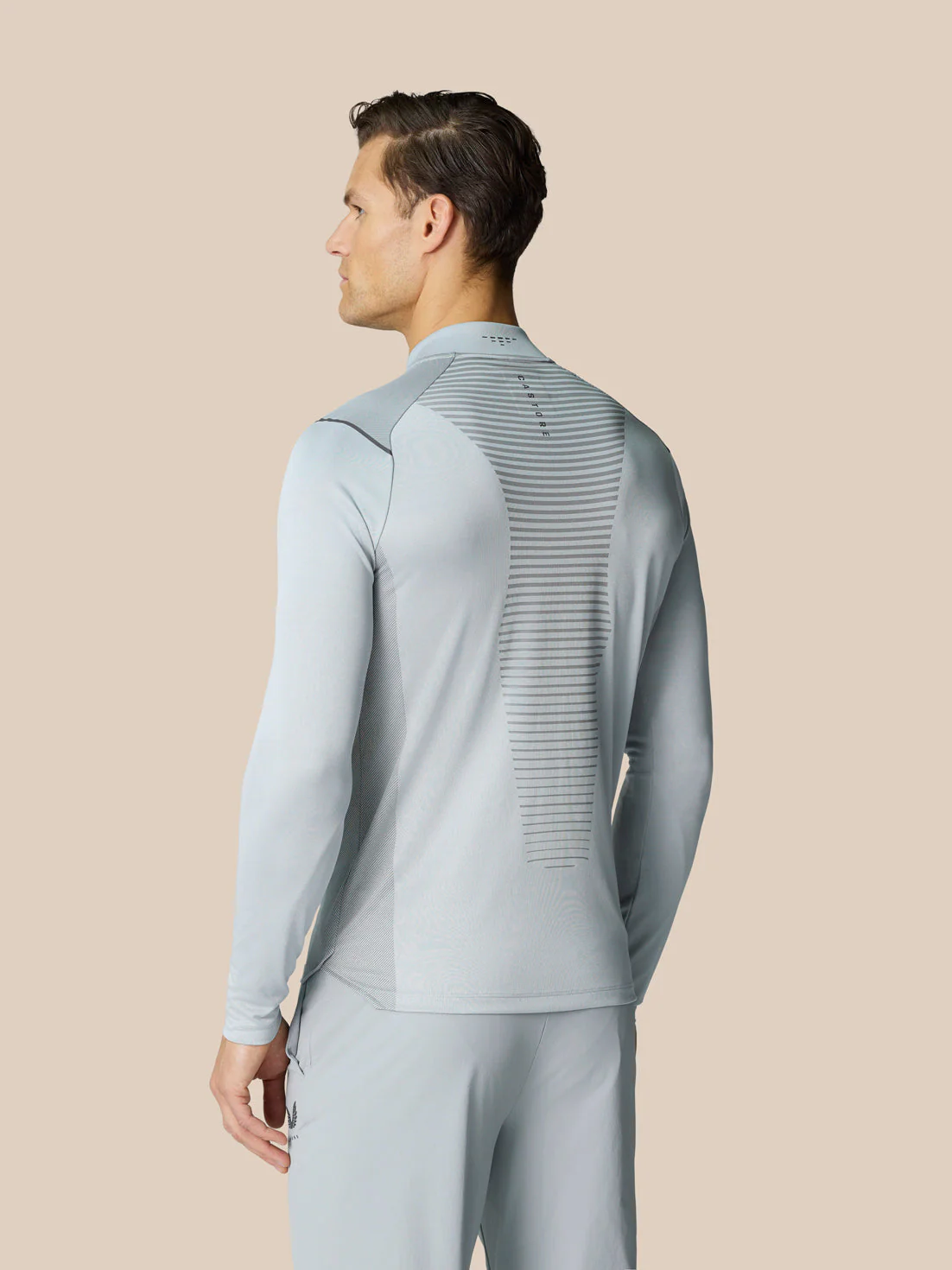 Pinnacle Lvs 1/4 Zip Top - Mid Grey - Image 2