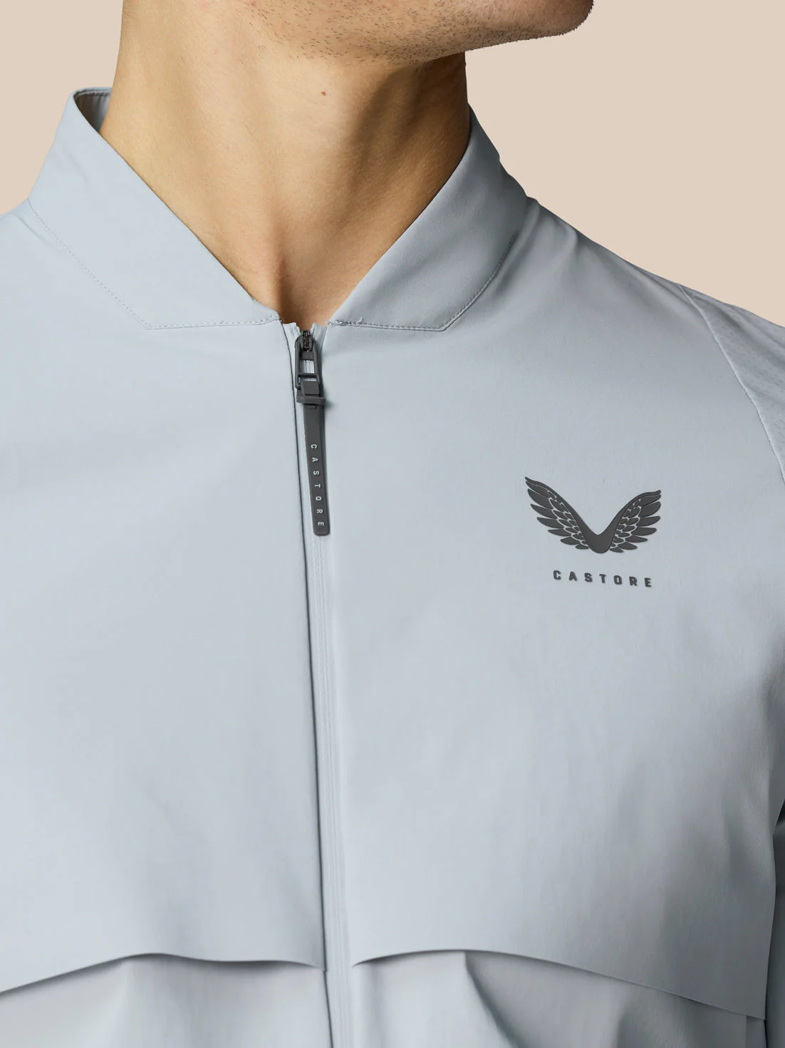 Golf Pinnacle Lvs Woven Jacket - Mid Grey - Image 5
