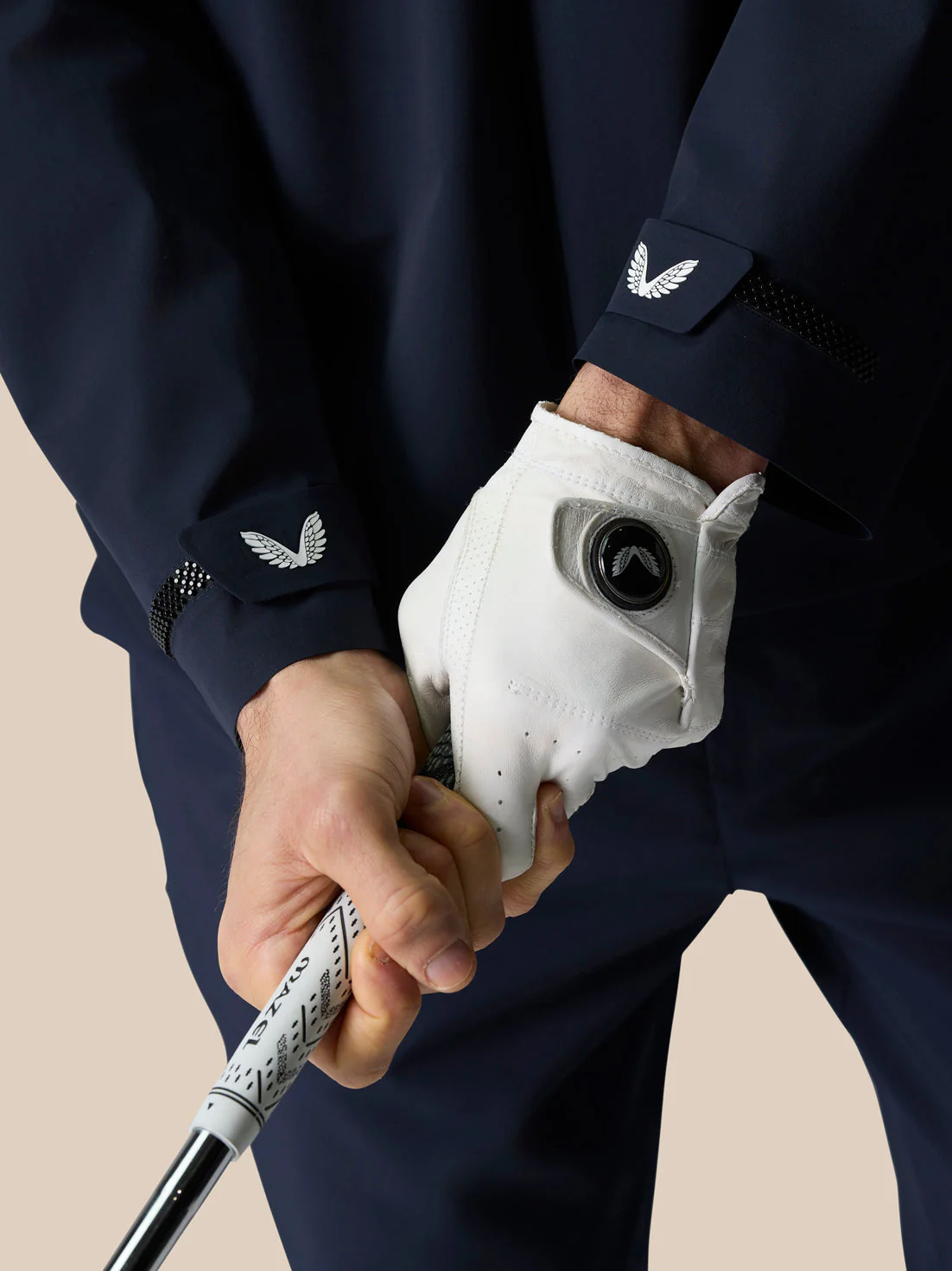 Golf Pinnacle Lvs Woven Jacket - Midnight Navy - Image 4