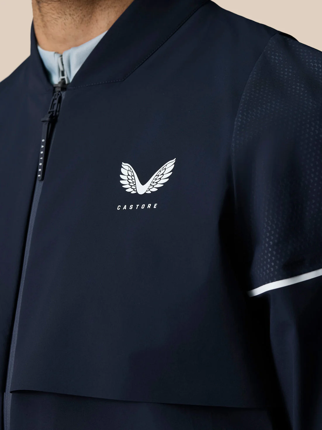 Golf Pinnacle Lvs Woven Jacket - Midnight Navy - Image 5