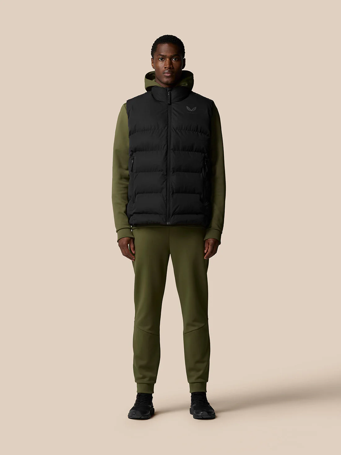 Puffer Gilet - Black - Image 3