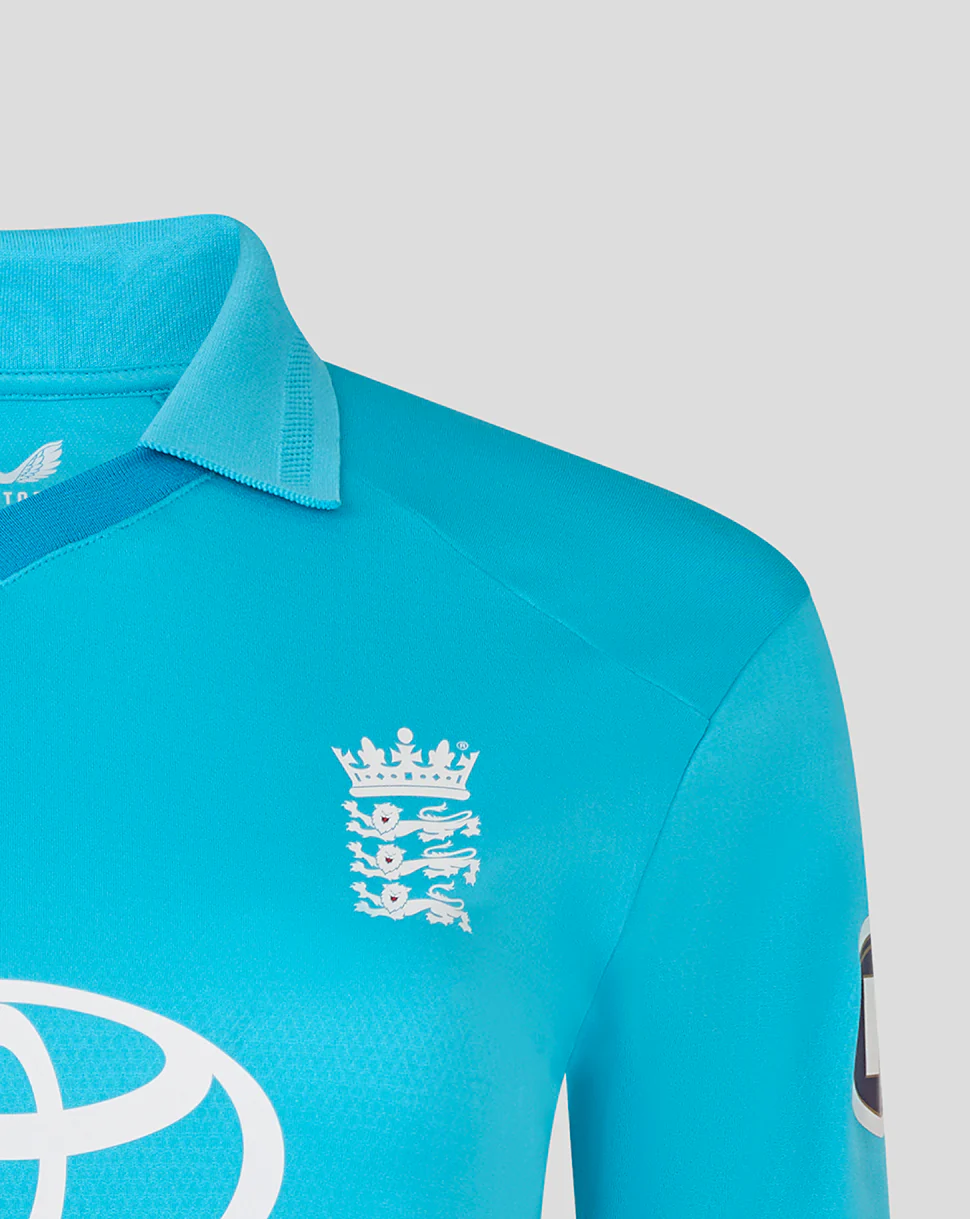 Womens 26/27 ODI Pro Long Sleeve Shirt - Blue - Image 7