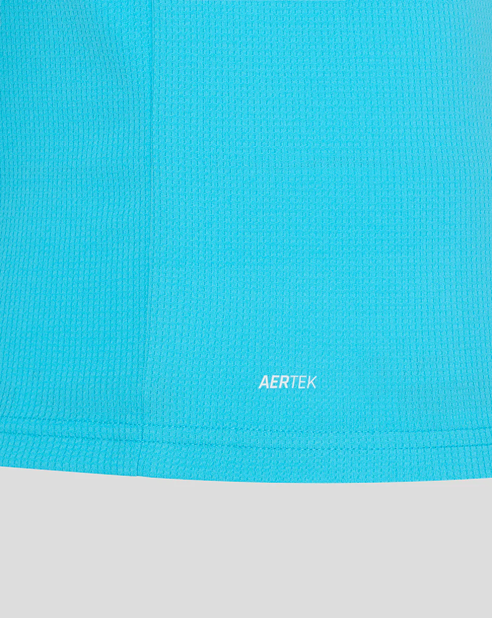 Womens 26/27 ODI Replica Short Sleeve Shirt - Blue - Image 3
