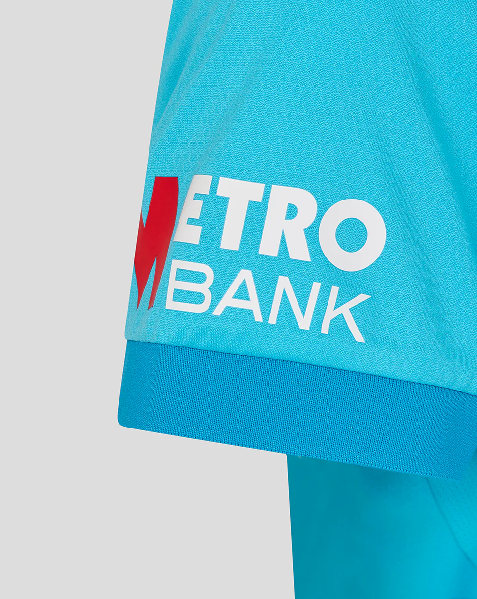Womens 26/27 ODI Replica Short Sleeve Shirt - Blue - Image 4