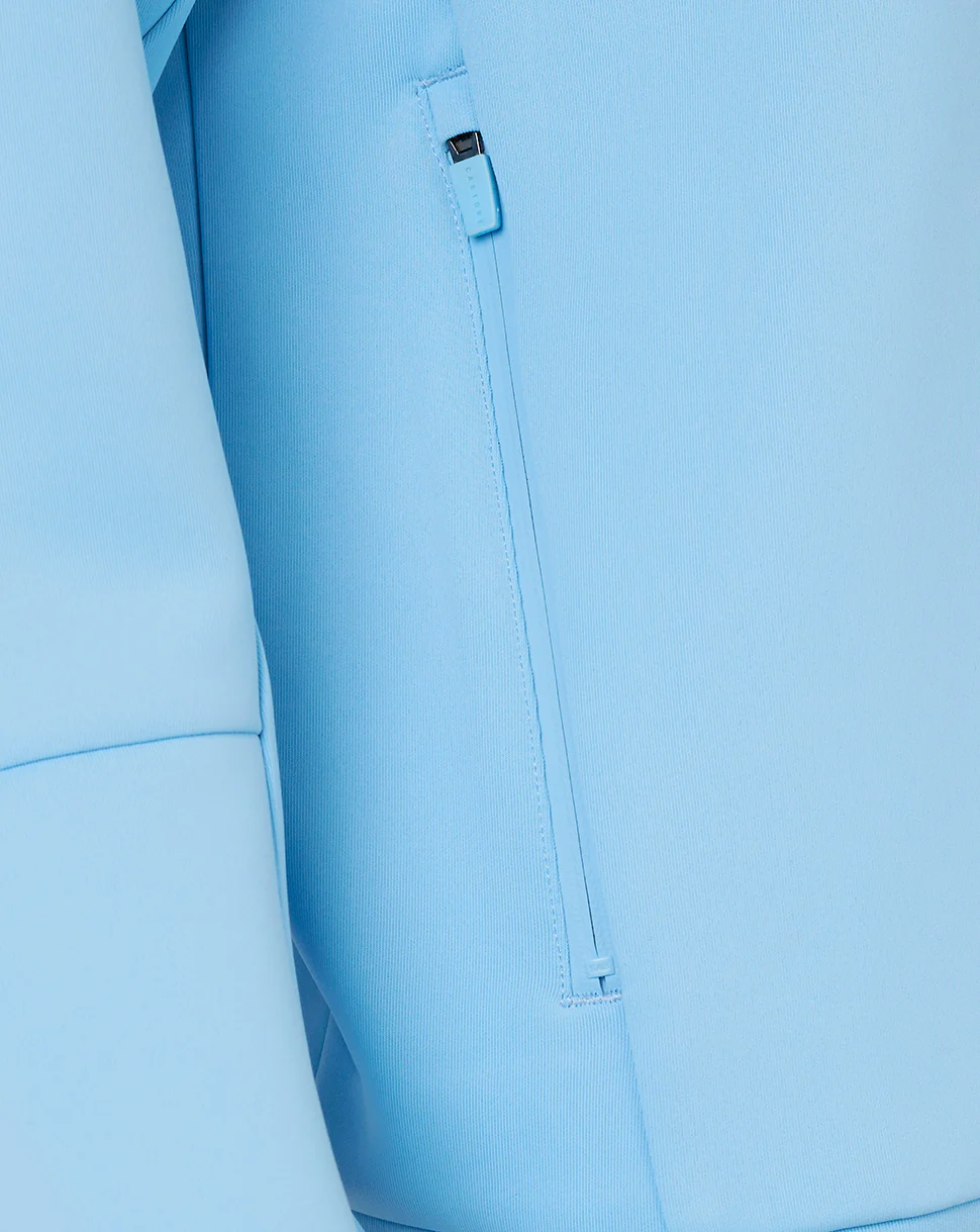 Womens 26/27 Travel Flex Full Zip Hoodie - Airy Blue - Image 3