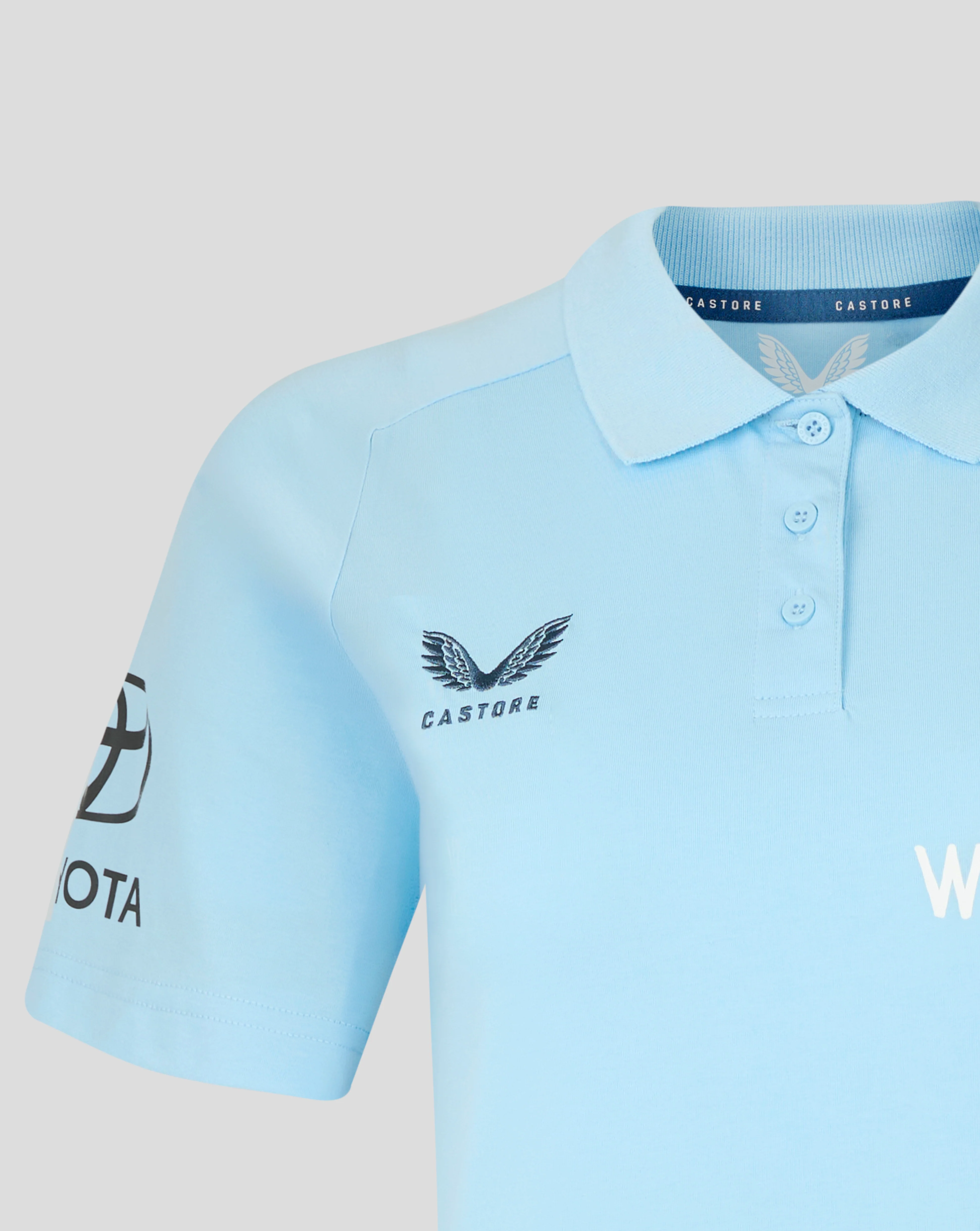 Womens 26/27 Travel Polo - Airy Blue - Image 4