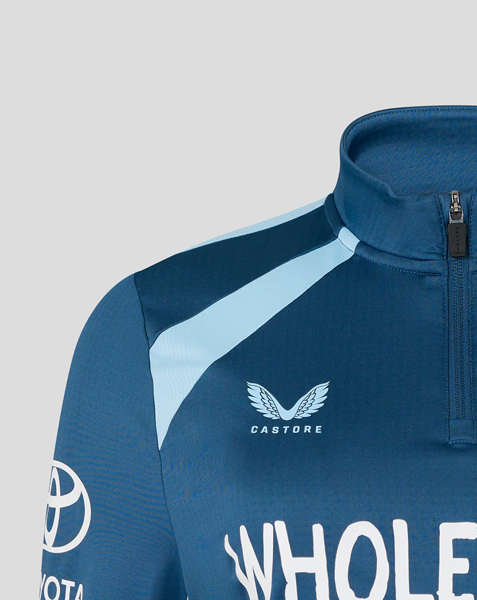 Womens 26/27 Training Midlayer Top - Blue - Image 3