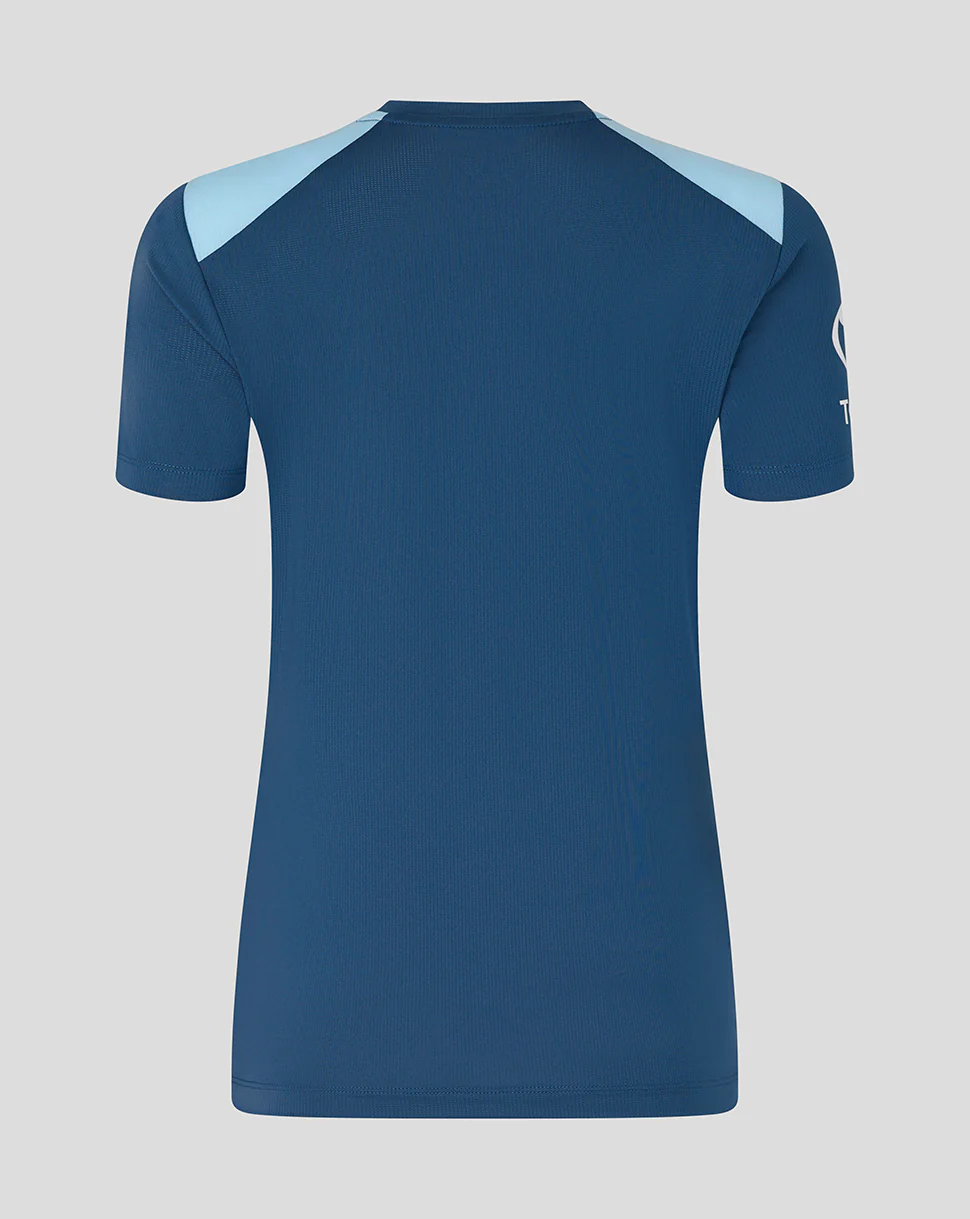 Womens 26/27 Training Short Sleeve T-Shirt - Blue - Image 3