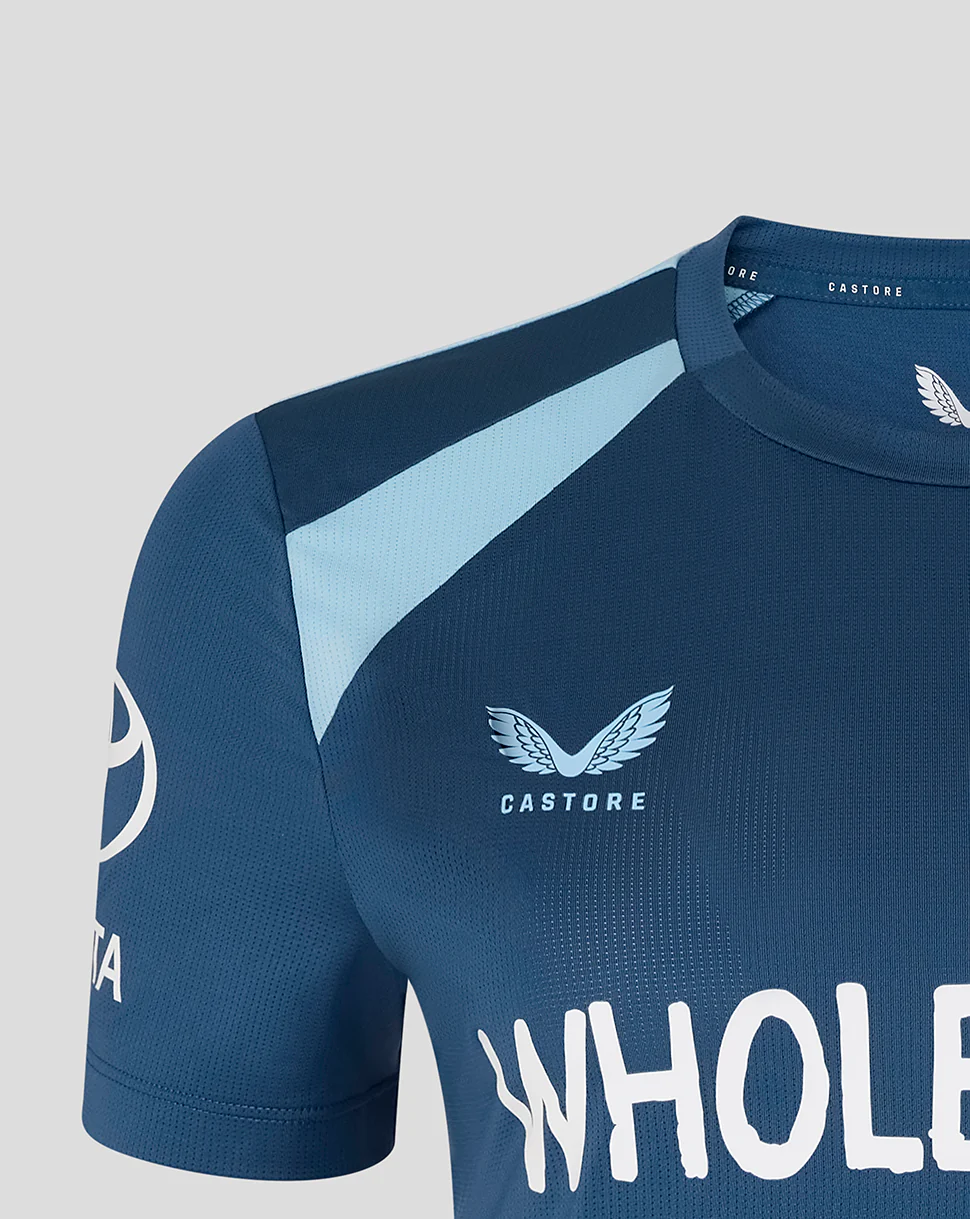 Womens 26/27 Training Short Sleeve T-Shirt - Blue - Image 4