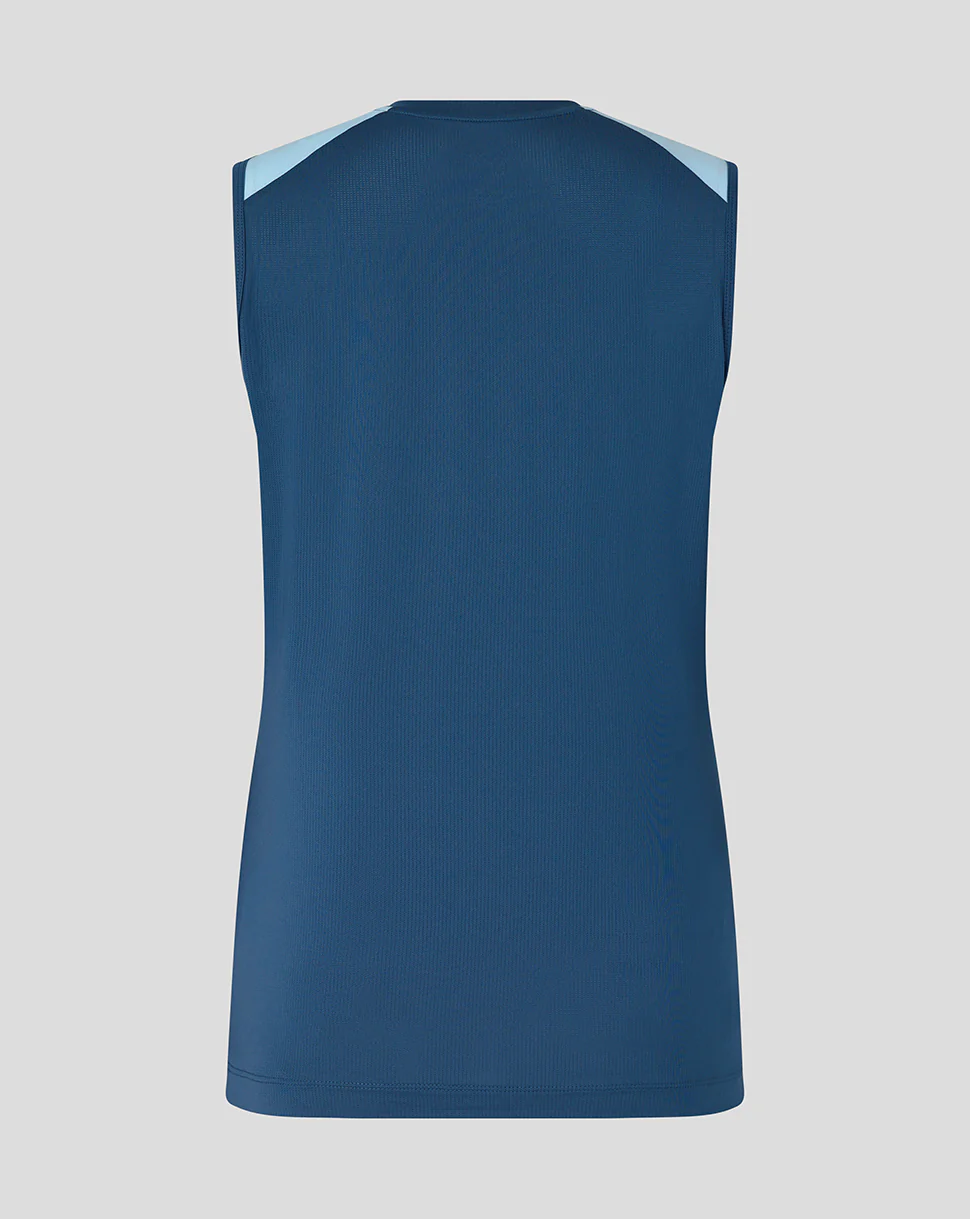 Womens 26/27 Training Sleeveless T-Shirt - Blue - Image 3